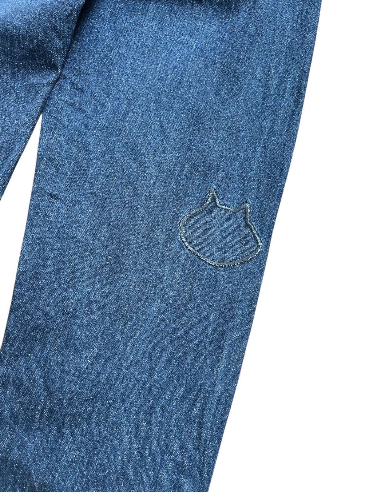 Ne-Net Ne-Net Embroidery Cat Indigo Jeans Size US 32 / EU 48 - 7 Thumbnail