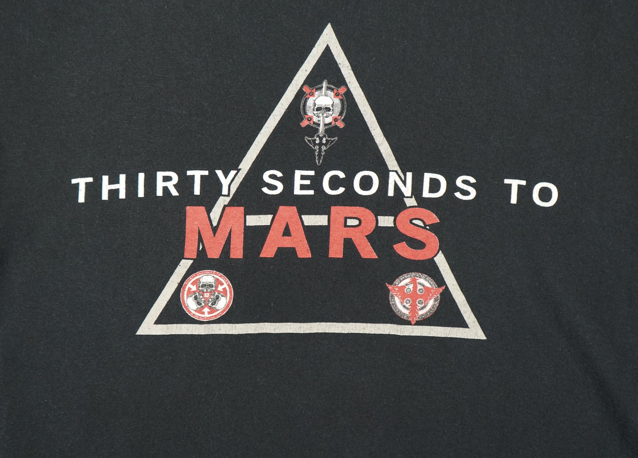 Band Tees × Vintage 2010 Thirty Seconds To Mars Tour T-Shirt Size US M / EU 48-50 / 2 - 2 Thumbnail