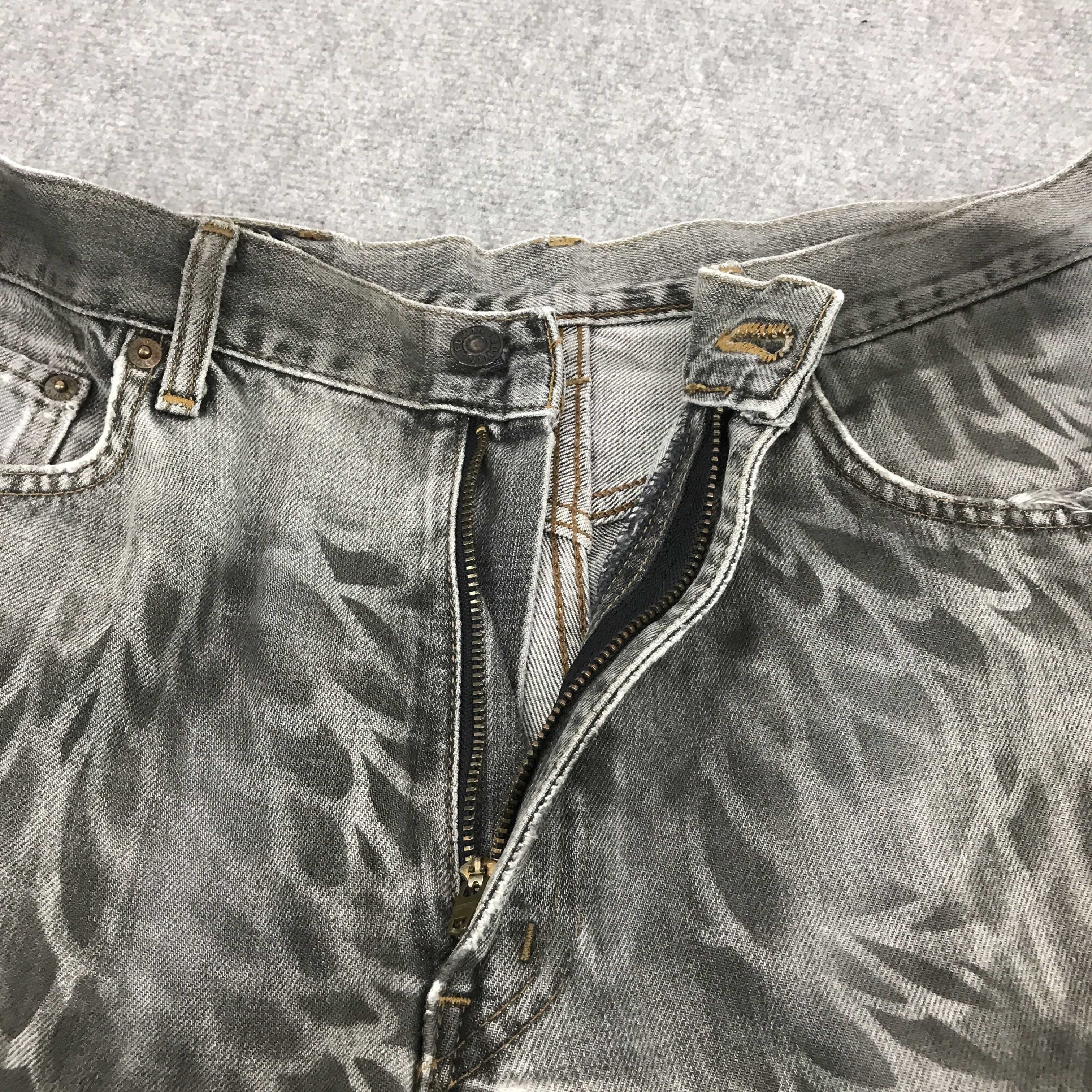 Edwin black faded denim edwin distressed jean pants Size US 32 / EU 48 - 12 Thumbnail