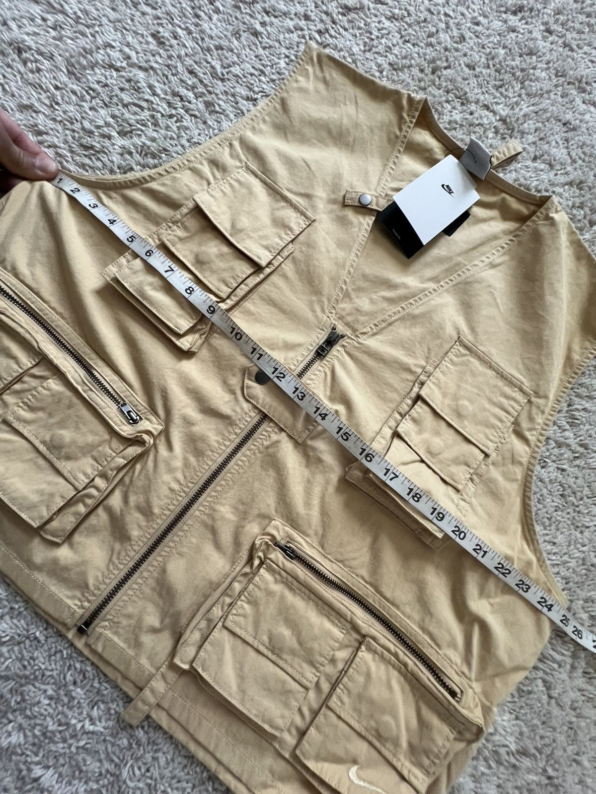 Nike Nike Life Utility Vest Full Zip Cargo Pockets Sesame Size US L / EU 52-54 / 3 - 14 Thumbnail