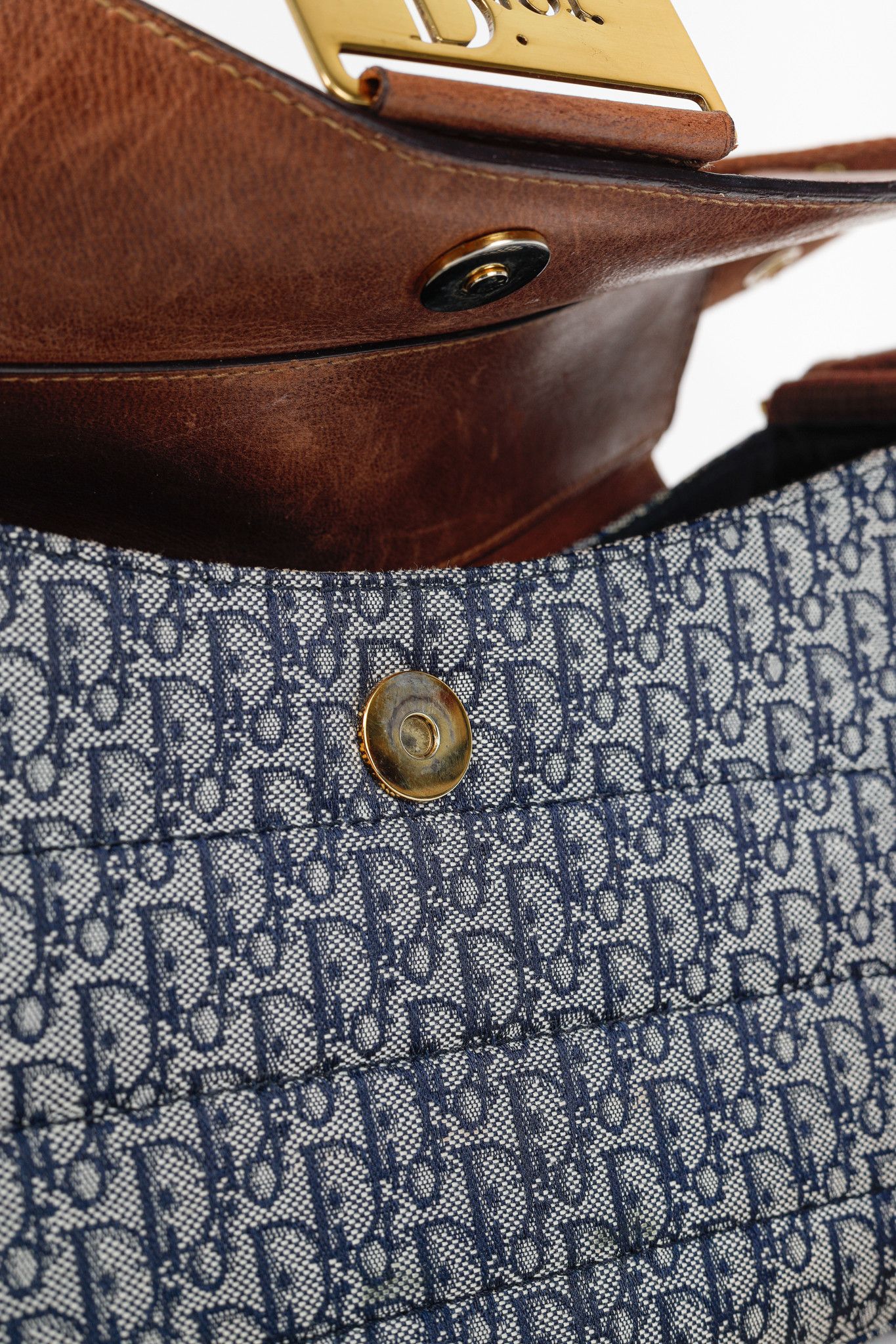Dior Christian Dior Street Chic Columbus Avenue Logo-Jacquard Bag Size ONE SIZE - 13 Thumbnail