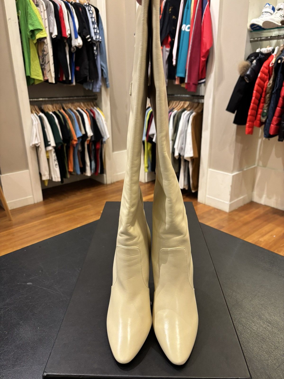 Saint Laurent Paris Saint Laurent Vitello Piuma Boot Size US 10 / IT 40 - 4 Thumbnail