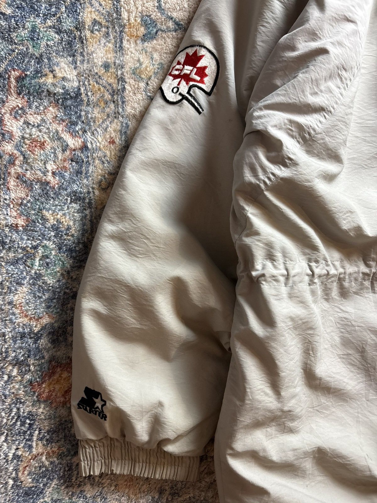 Starter Vintage Starter CFL Grey Cup Zip-up Jacket Size XXL Size US XXL / EU 58 / 5 - 7 Thumbnail