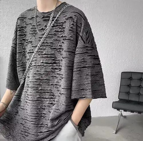Japanese Brand Kitahara x Aoki Grunge Distressed Tee Size US XL / EU 56 / 4 - 5 Thumbnail
