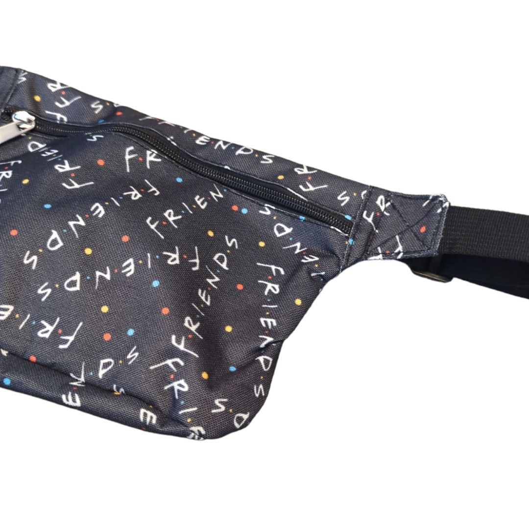 Other FRIENDS Black Logo Adjustable Zipper Fanny Pack Bum Bag NEW Size ONE SIZE - 4 Thumbnail
