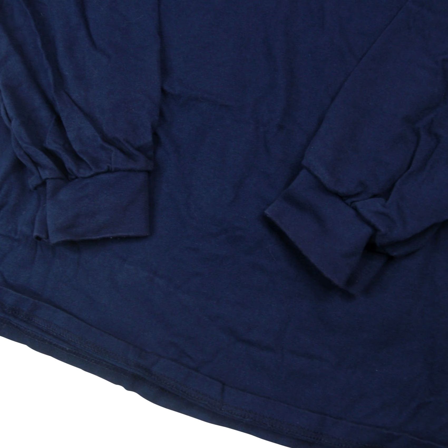 Nike VINTAGE Nike Mens Large Shirt Blue Swoosh Mock Neck Long Sleeve Size US L / EU 52-54 / 3 - 3 Thumbnail