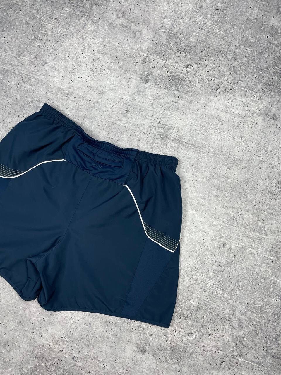 Nike × Vintage Vintage Nike 90’s Y2K Style Drill Blue Nylon Dri-Fit Shorts Size US 34 / EU 50 - 11 Thumbnail