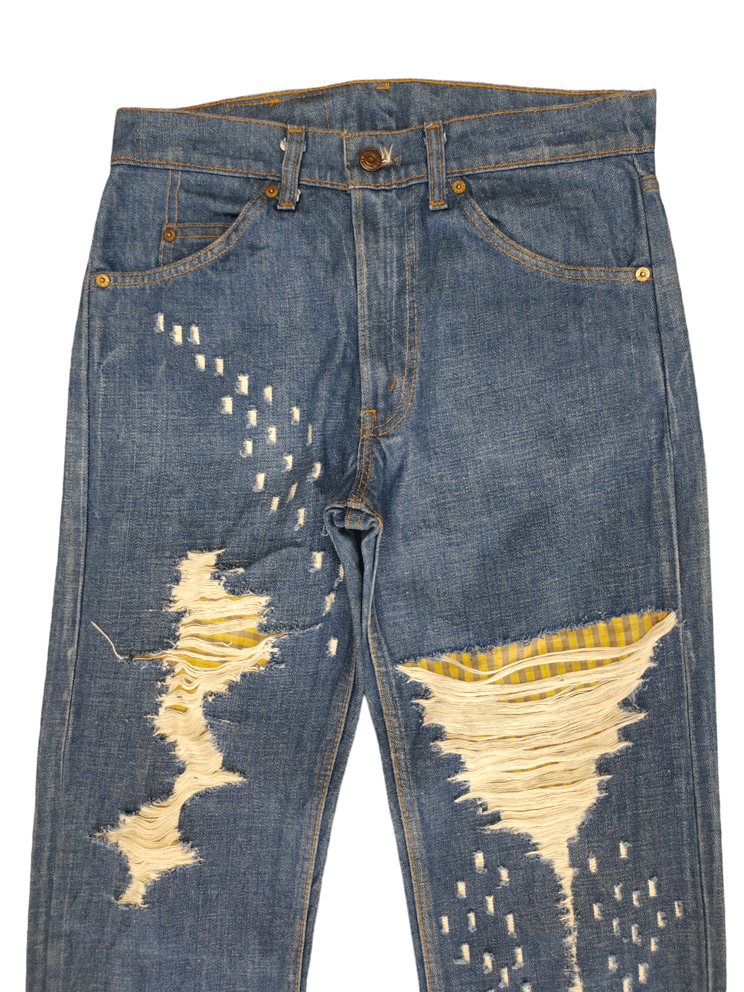 Levi's Vintage 80s Levis 505 Distressed Denim Jeans No#8 Size US 30 / EU 46 - 2 Thumbnail