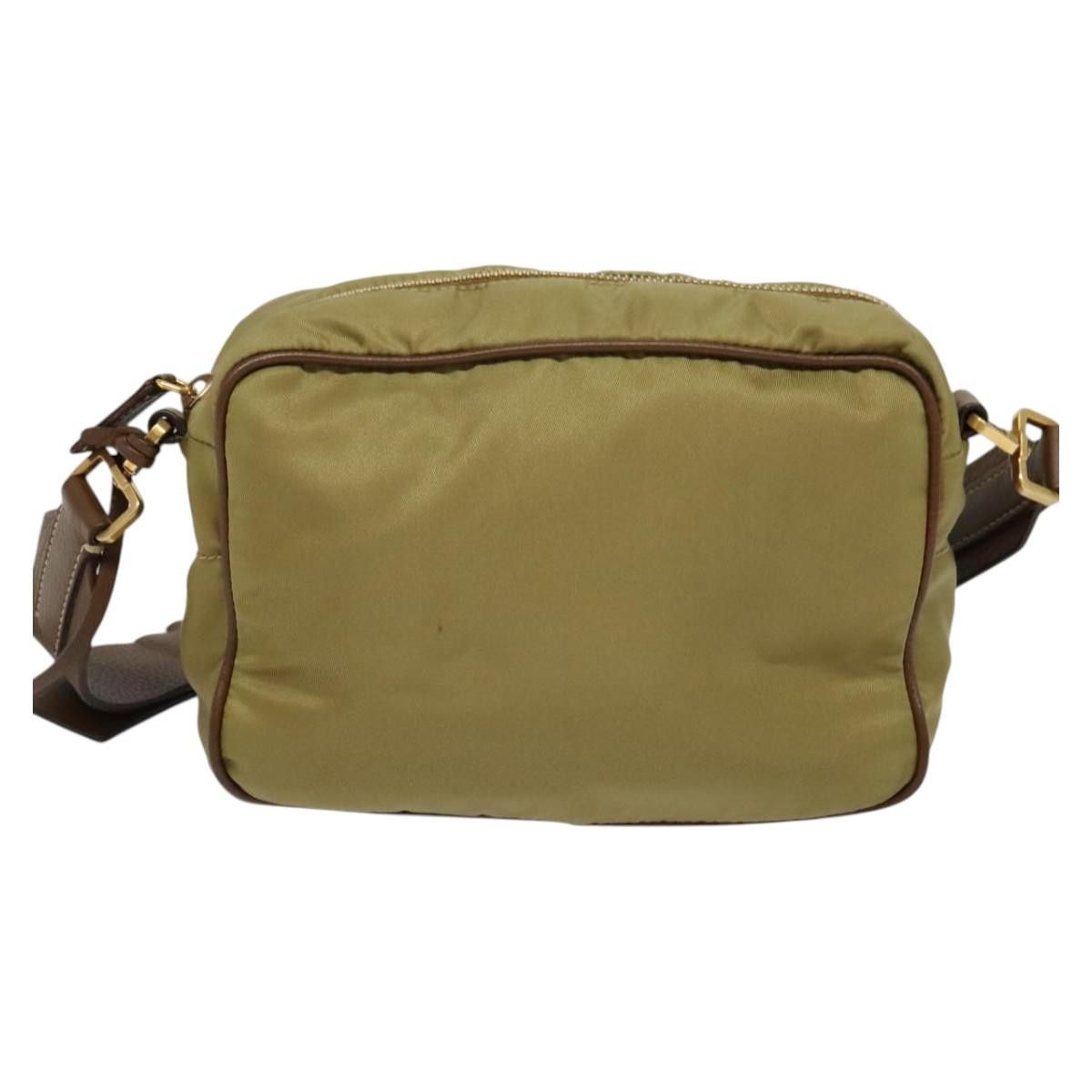 Prada PRADA Shoulder Bag Nylon Beige Gold Size ONE SIZE - 3 Thumbnail