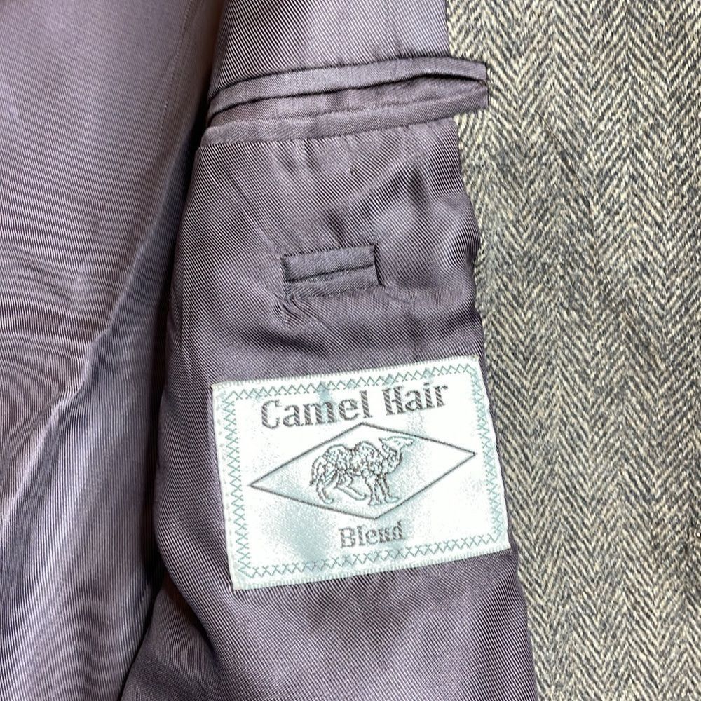 Vintage Vintage Christin Aujard Paris Wool and Camel Blazer Sport Co Size 44R - 7 Thumbnail