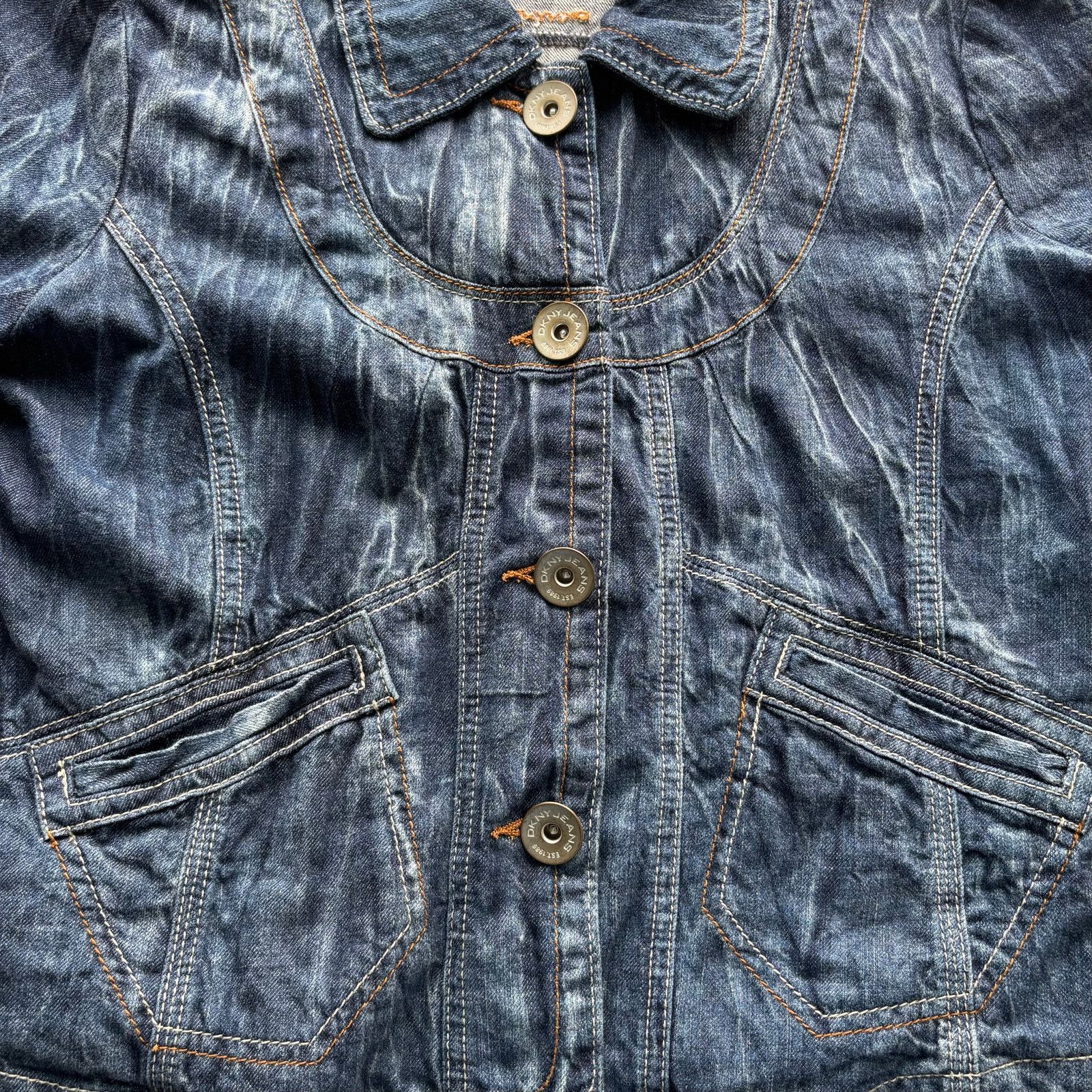 Other DKNY Jeans Blue Denim Jacket Size Medium Size M / US 6-8 / IT 42-44 - 8 Thumbnail