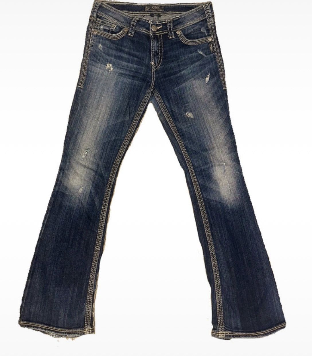 Silver Jeans Co. Low Rise Bootcut Jeans 2000s Size 30" / US 8 / IT 44 - 1 Thumbnail