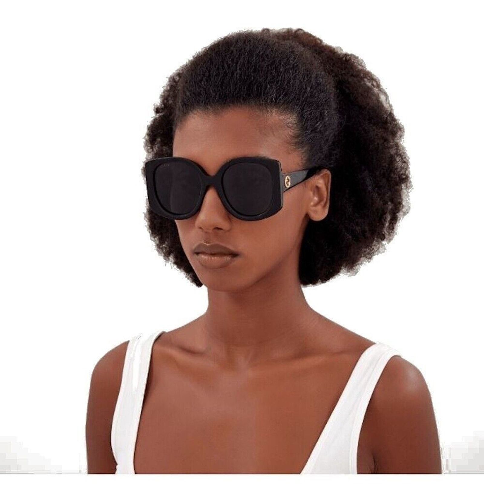 Gucci BRAND NEW GUCCI GG1257S 001 Black Grey Women Sunglasses Size ONE SIZE - 2 Thumbnail