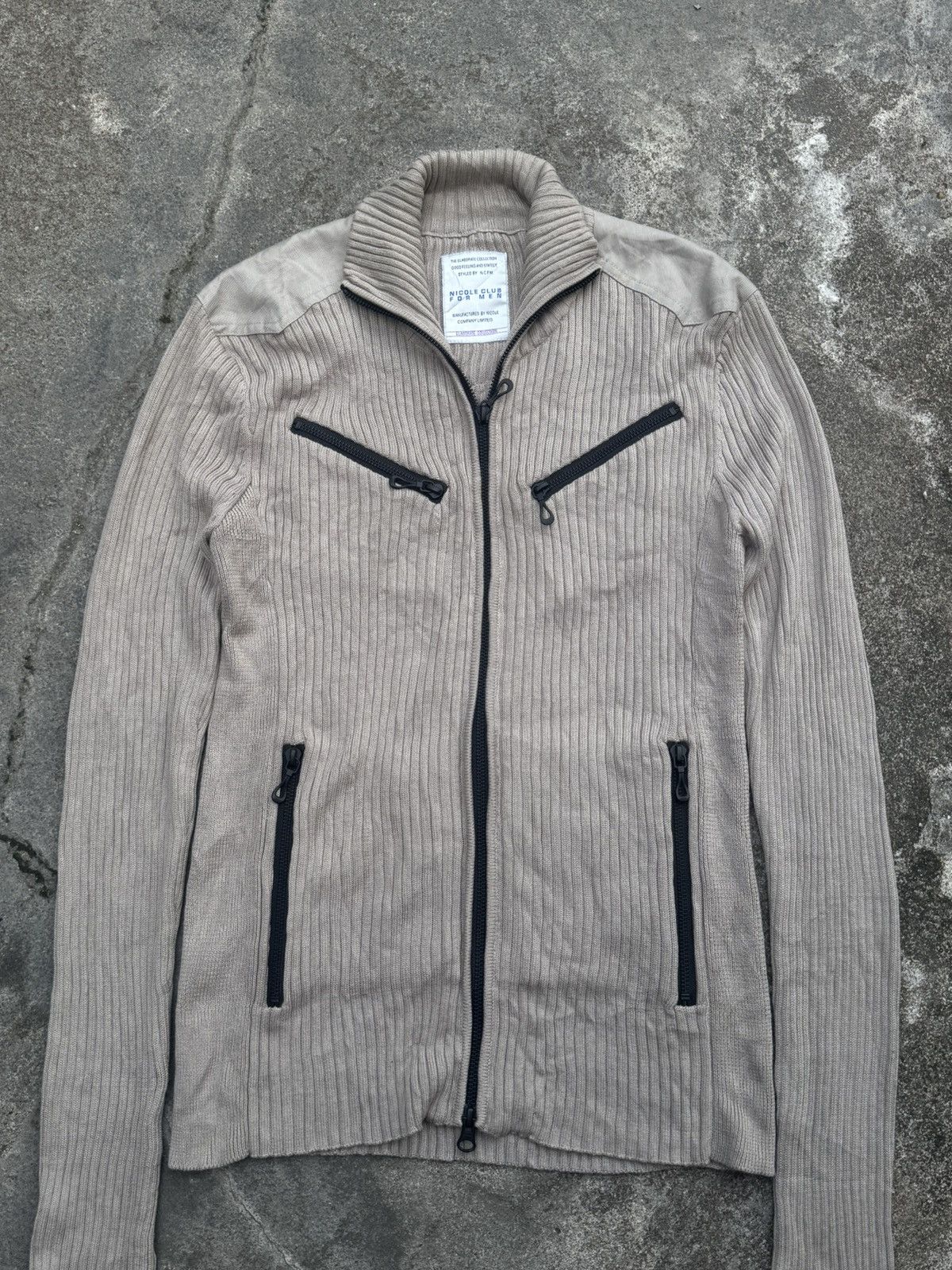 If Six Was Nine NCFM Nicole Club For Men Knitted Zipper Size US M / EU 48-50 / 2 - 4 Thumbnail
