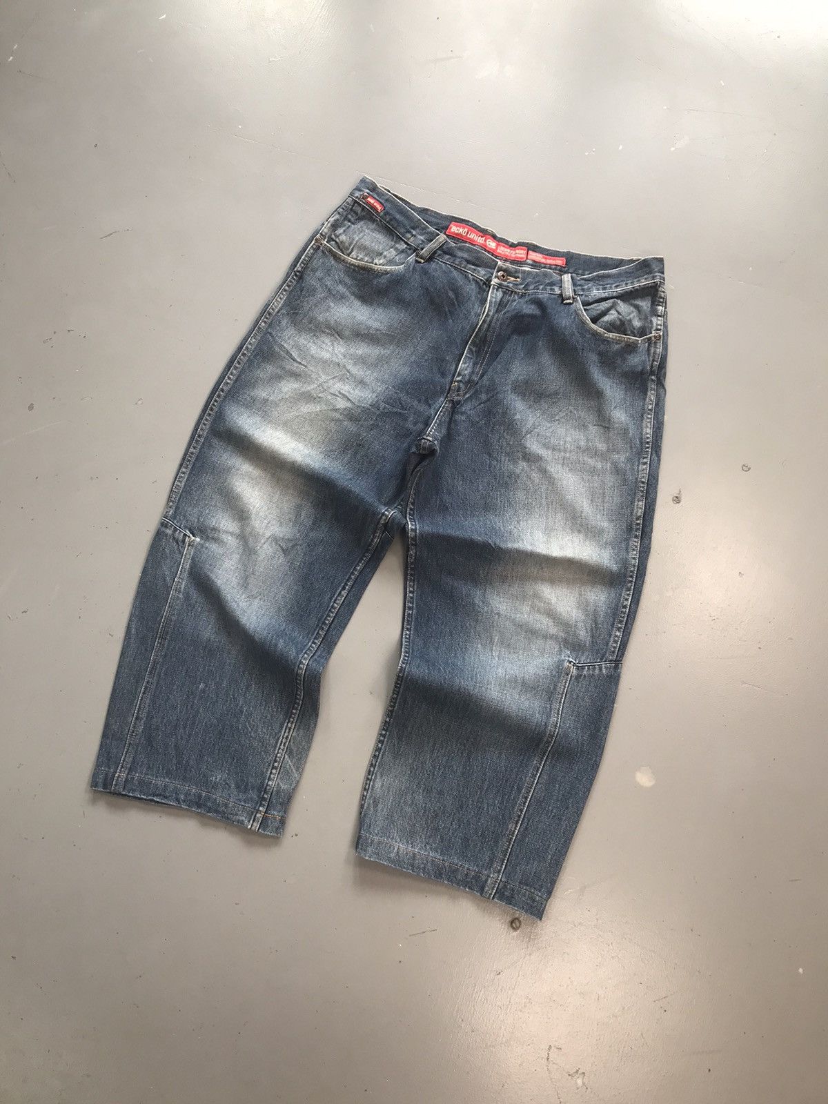 Ecko Unltd. × Southpole × Vintage Rare Vintage Ecko UNLTD big pocket baggy fit denim Size US 41 - 2 Thumbnail