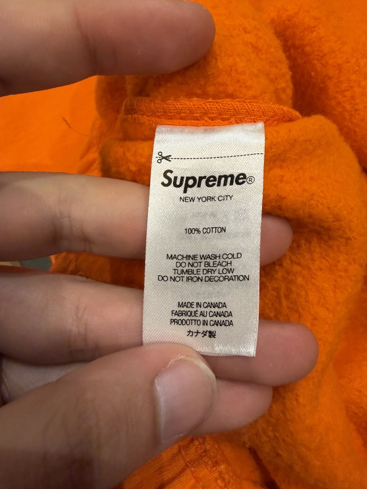 Supreme Supreme Orange Cargo Sweatpants Size US 30 / EU 46 - 5 Thumbnail