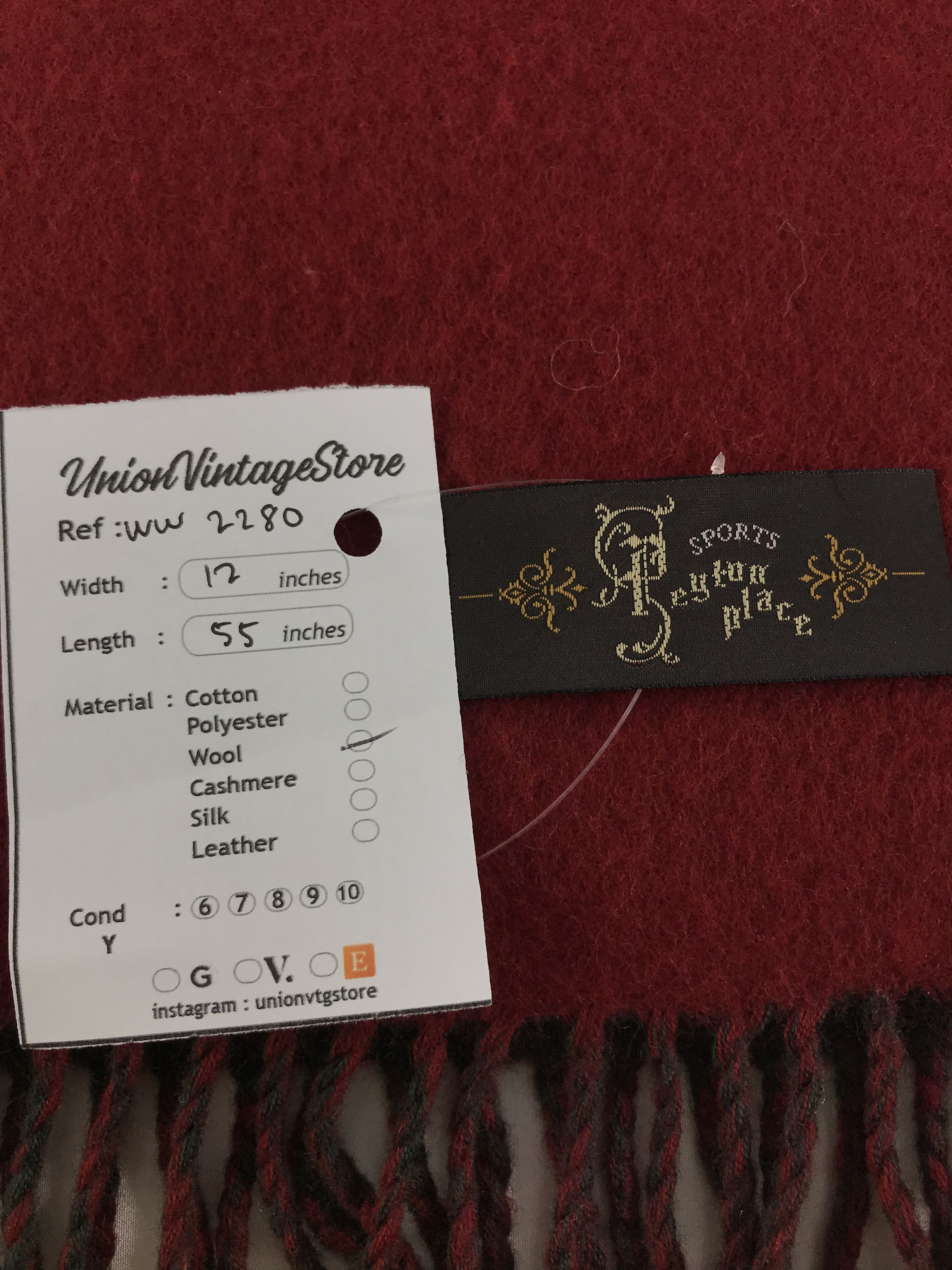 PPFM × Vintage PPFM Scarf / Muffler / Neckwear - WW2280 Size ONE SIZE - 4 Thumbnail