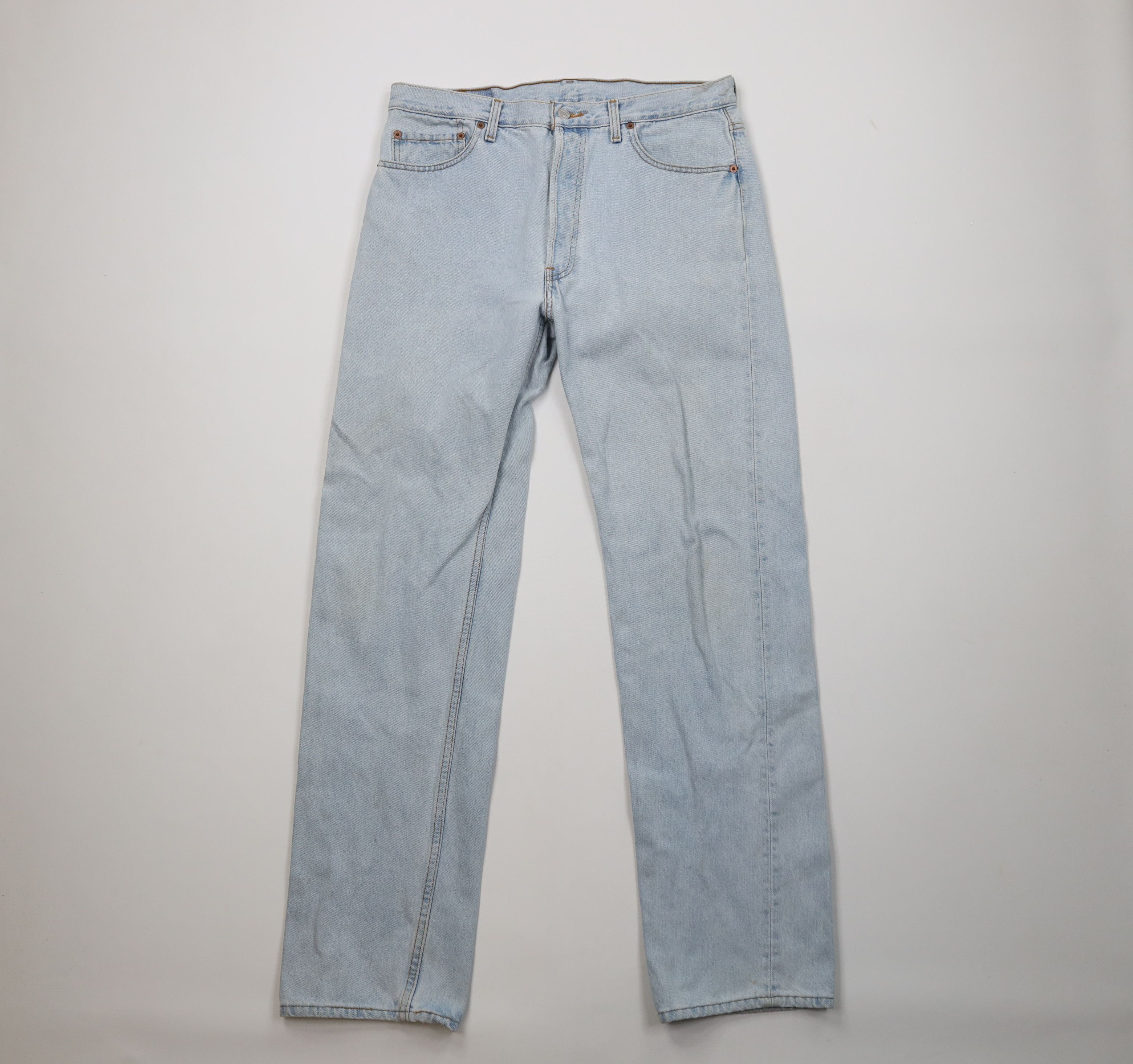 Levi's Vintage 90s Levis 501xx Button Fly Original Denim Jeans USA Size US 36 / EU 52 - 1 Thumbnail
