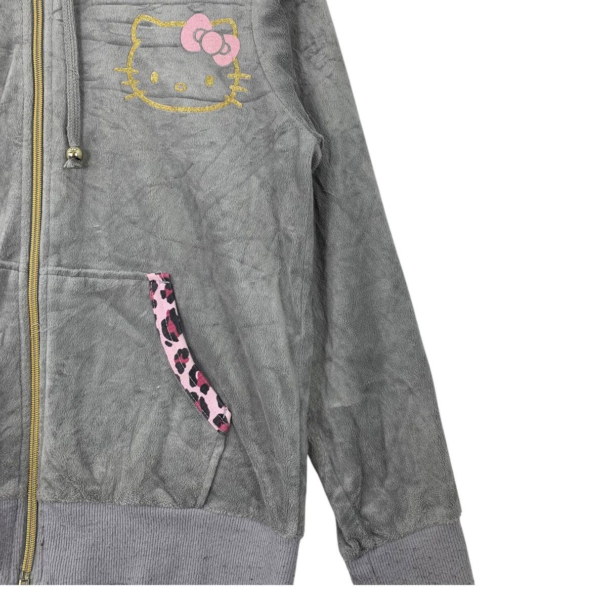 Japanese Brand HELLO KITTY Japanese Cartoon Big Logo Hoodie Sweater Jacket Size M / US 6-8 / IT 42-44 - 5 Thumbnail