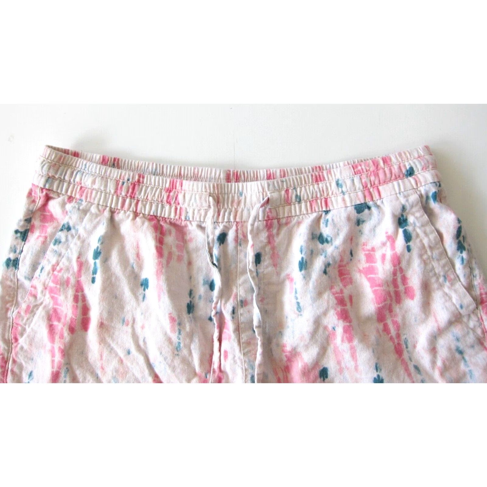 Old Navy Old Navy Chino Shorts Women Large Green Pink Tie Dye Pocket Linen Rayon Pocket Chino Shorts Women Large Green Pink Tie Dye Linen Rayon Old Navy Size 36" / US 14 / IT 50 - 3 Thumbnail