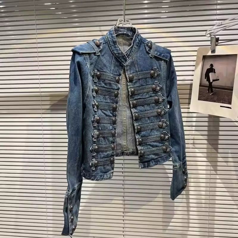 Japanese Brand Metal Rib Buckle Jacket Size US S / EU 44-46 / 1 - 6 Thumbnail