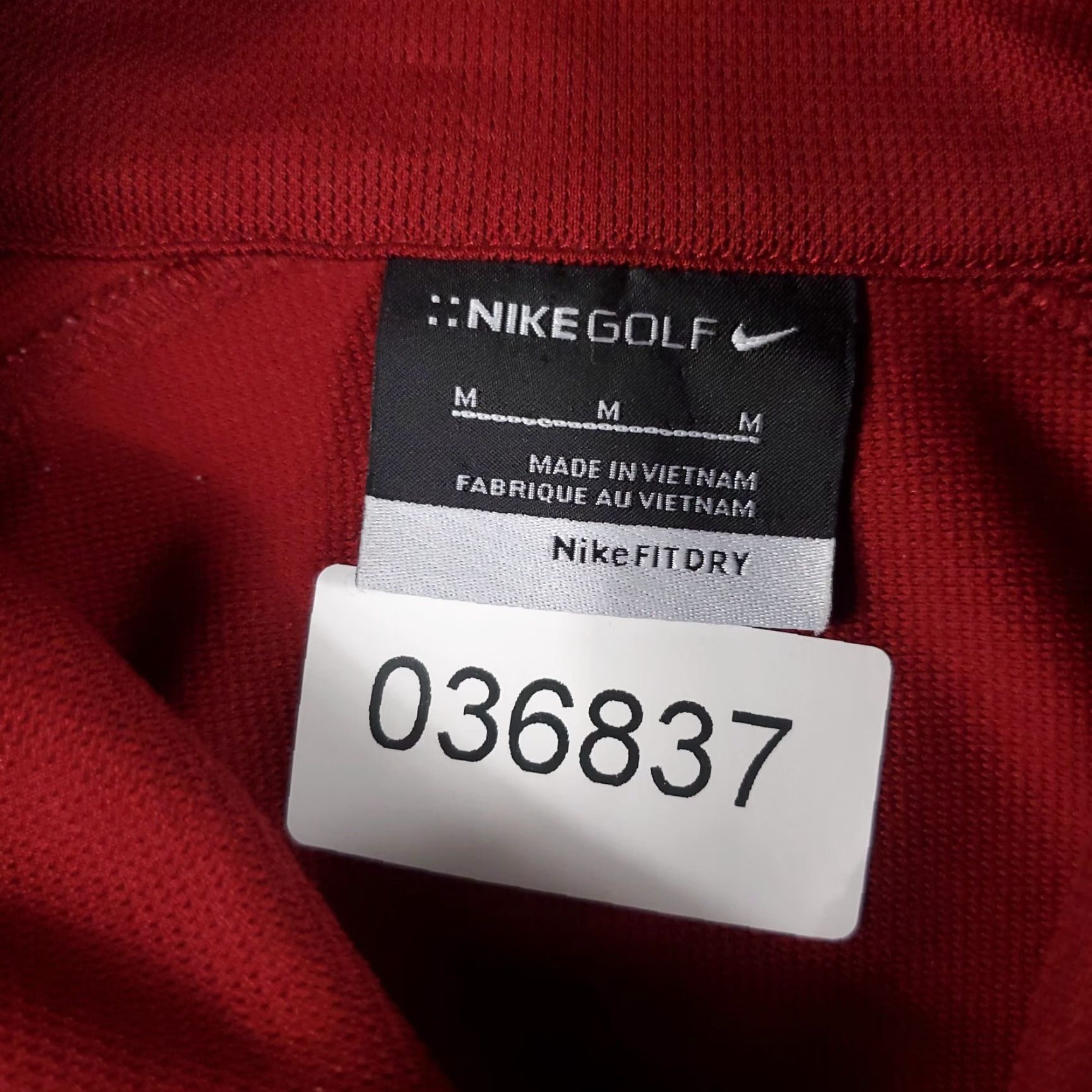 Nike VINTAGE is not applicable; Nike Polo Shirt Mens Medium Red Swoosh Golf Casual Short Sleeve Size US M / EU 48-50 / 2 - 7 Thumbnail