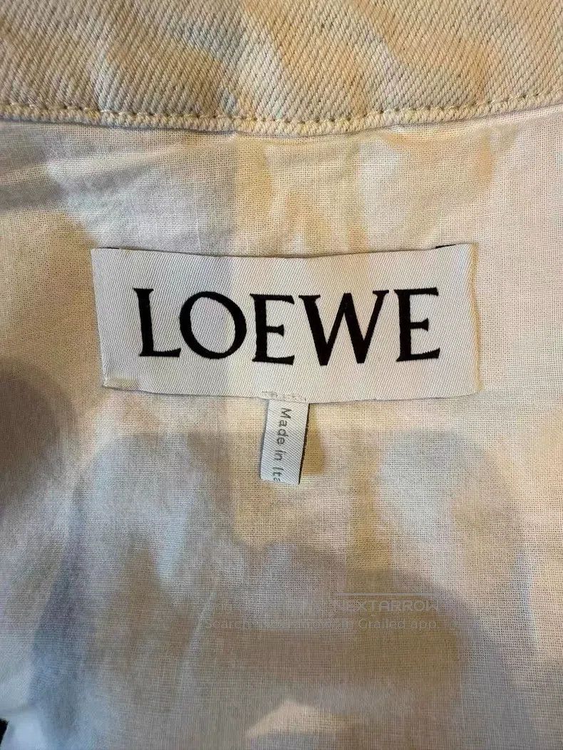 Loewe Loewe Linen Coat, Cotton Workwear Jacket Size S / US 4 / IT 40 - 4 Thumbnail