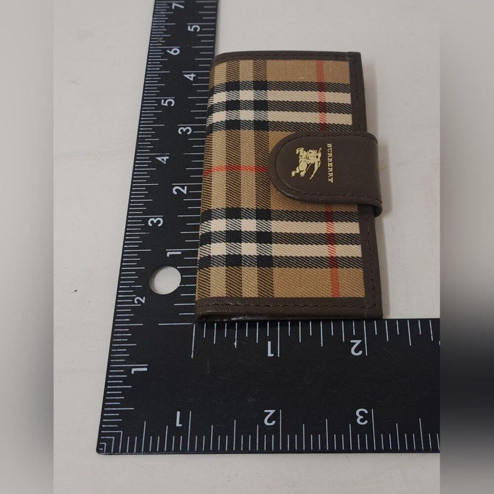 Burberry Vintage Burberry Key Holder Wallet Calfskin Nova Check 4 Ke Size ONE SIZE - 9 Thumbnail