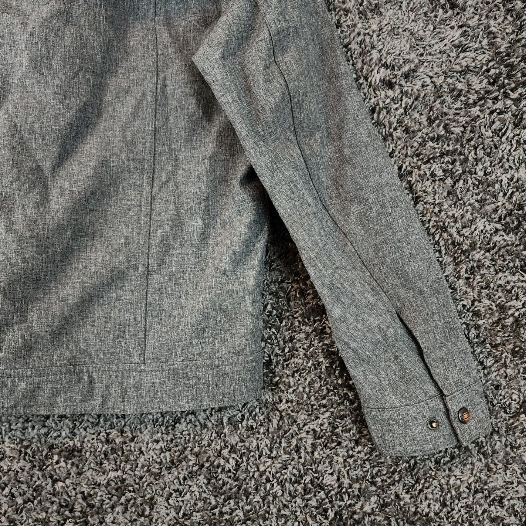 Levi's Levi Strauss Mens Gray Full Zip Long Sleeve Hooded Jacket Size M Size US M / EU 48-50 / 2 - 6 Thumbnail