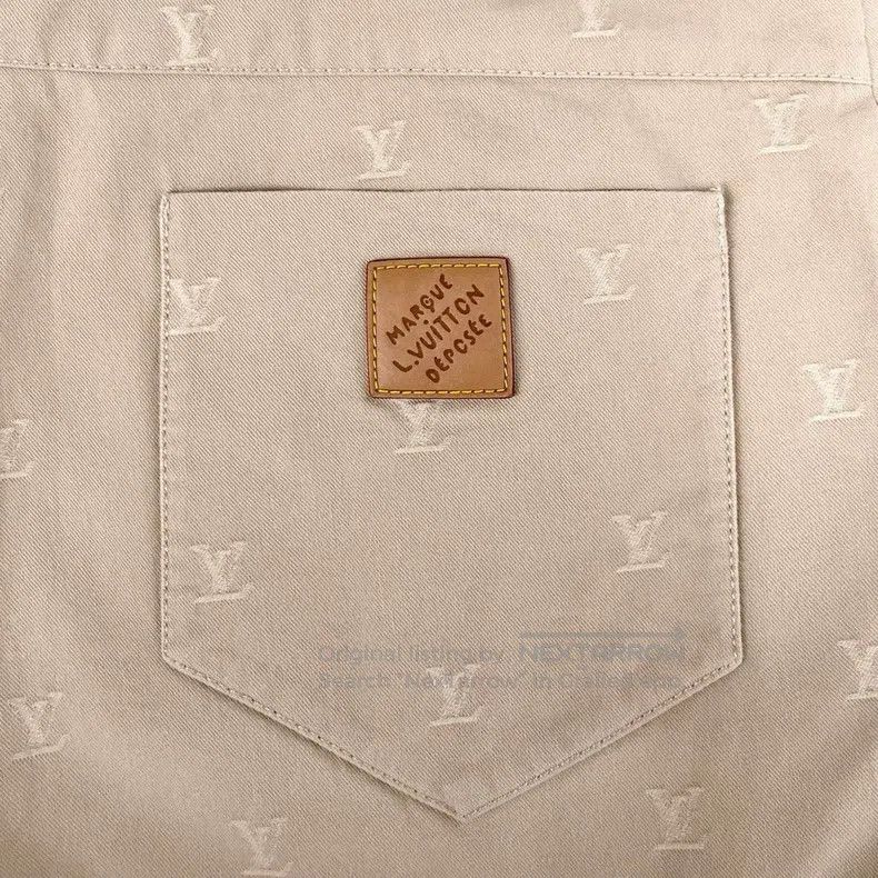 Louis Vuitton Louis Vuitton size US 48 SS 24 New Beige Embroidered Laohua Size US 32 / EU 48 - 5 Thumbnail