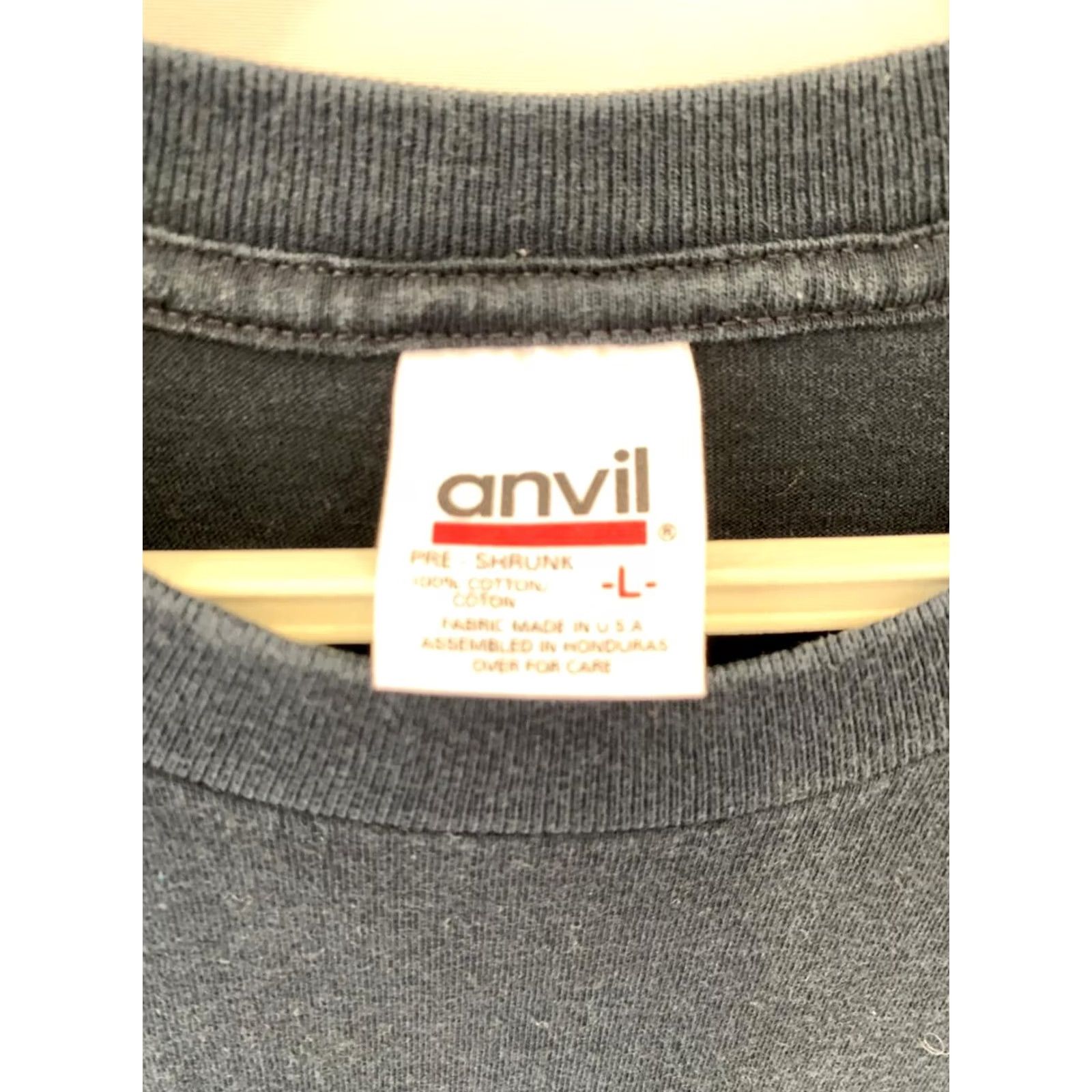 Anvil VINTAGE Western Digital T-Shirt Elephant SCSI EIDE Tech Promo Black Anvil L#83 Mens Adult Large Short Sleeve Graphic T-Shirt WT Size US L / EU 52-54 / 3 - 3 Thumbnail