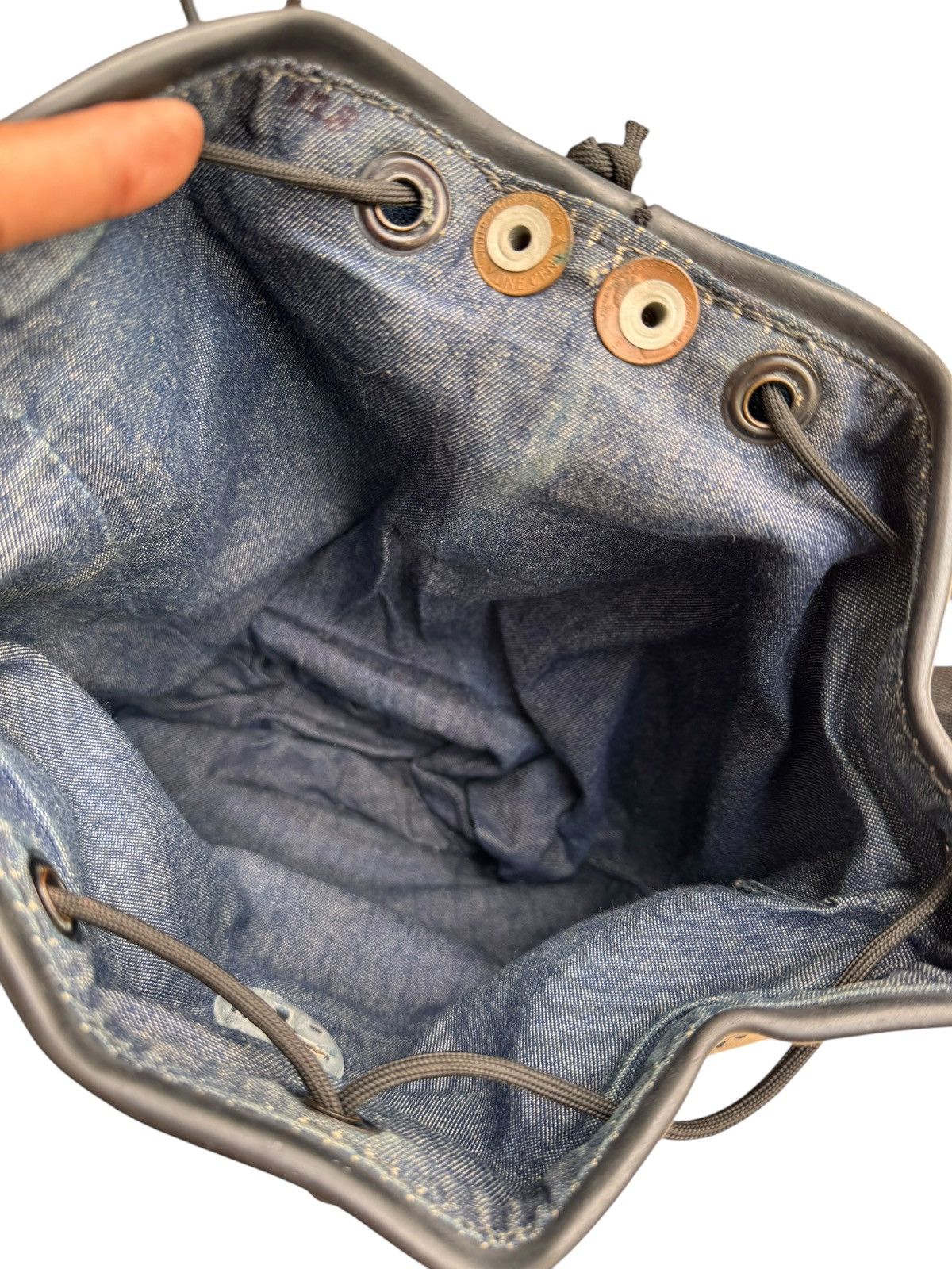 Harley Davidson Vintage Harley Davidson Black Rubber Denim Bagpack Unique Size ONE SIZE - 9 Thumbnail