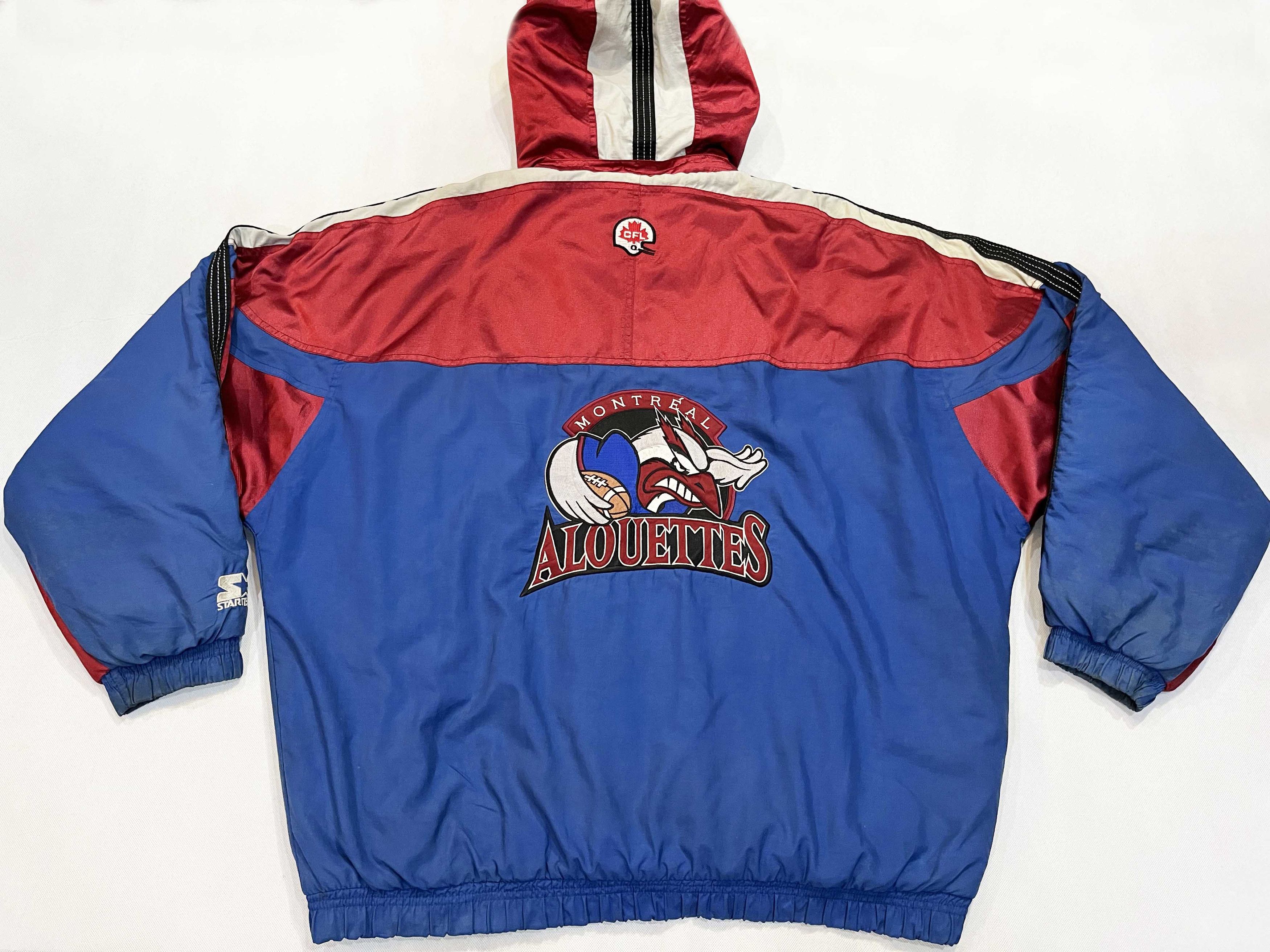Starter × Vintage Vintage Starter CFL Montreal Alouettes Full Zip Jacket Size US L / EU 52-54 / 3 - 5 Thumbnail