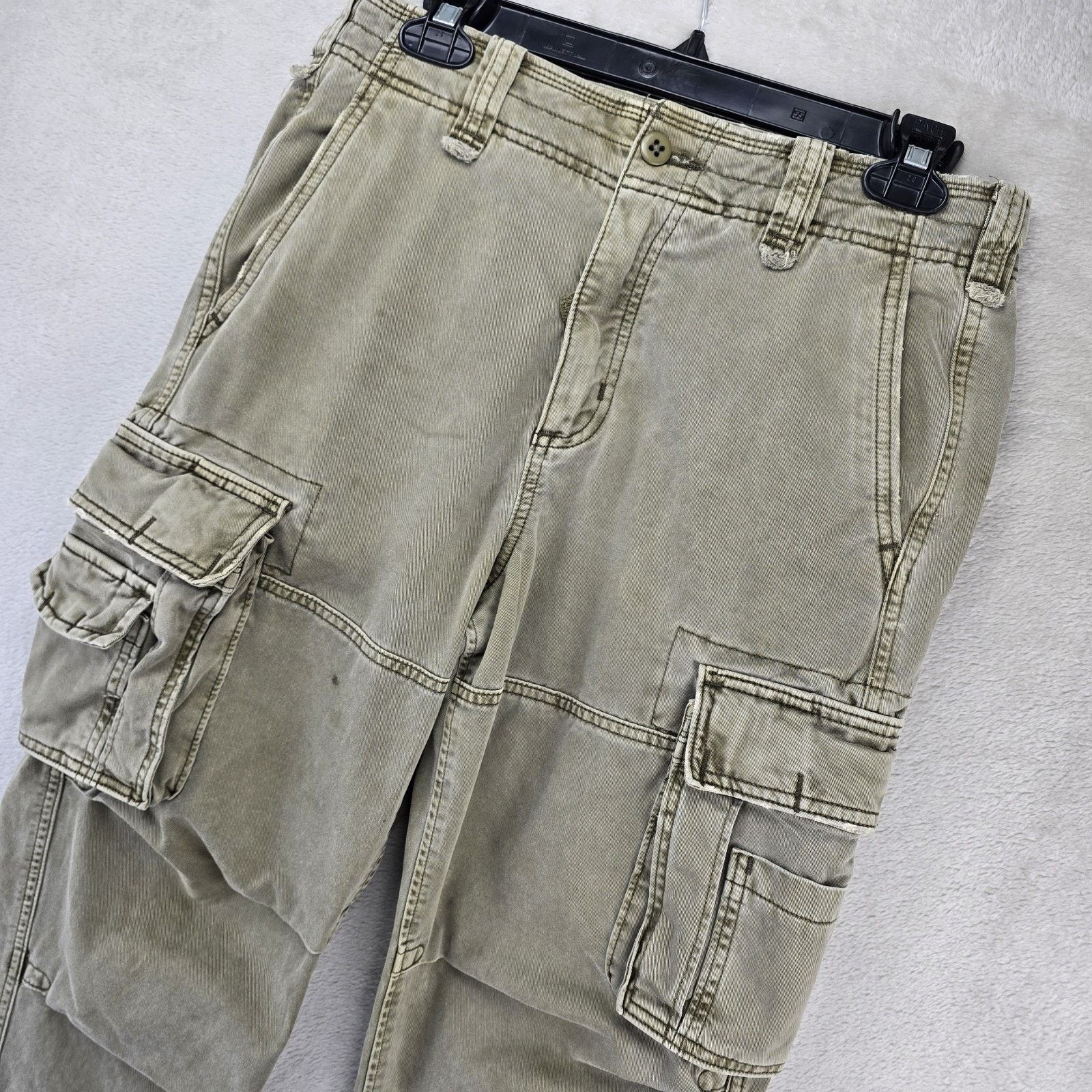 Abercrombie & Fitch VTG Abercrombie & Fitch Pants 30x28 Paratrooper Cargo Y2K Size US 30 / EU 46 - 4 Thumbnail
