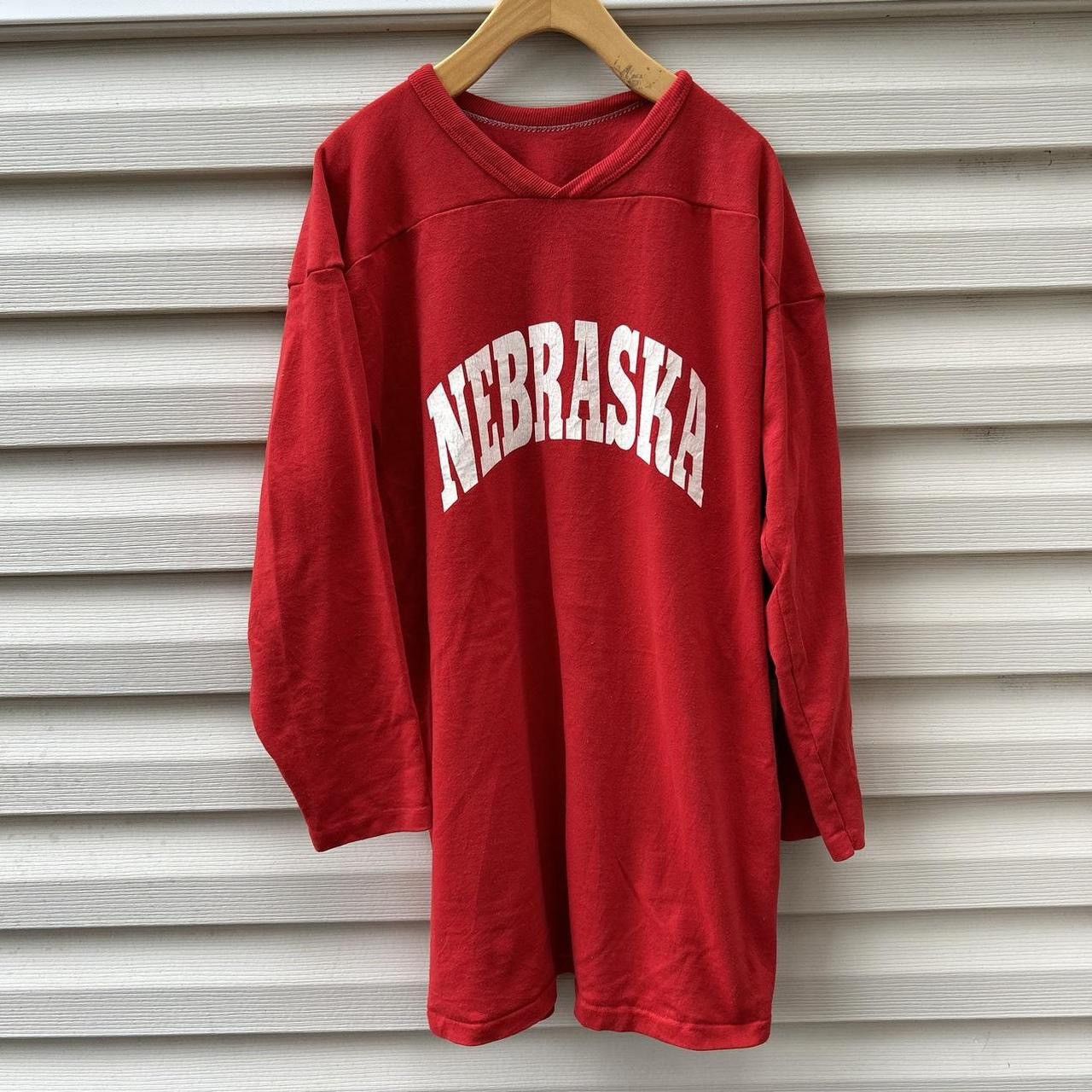 NCAA × Vintage 80s Nebraska raglan shirt Size US XL / EU 56 / 4 - 1 Thumbnail