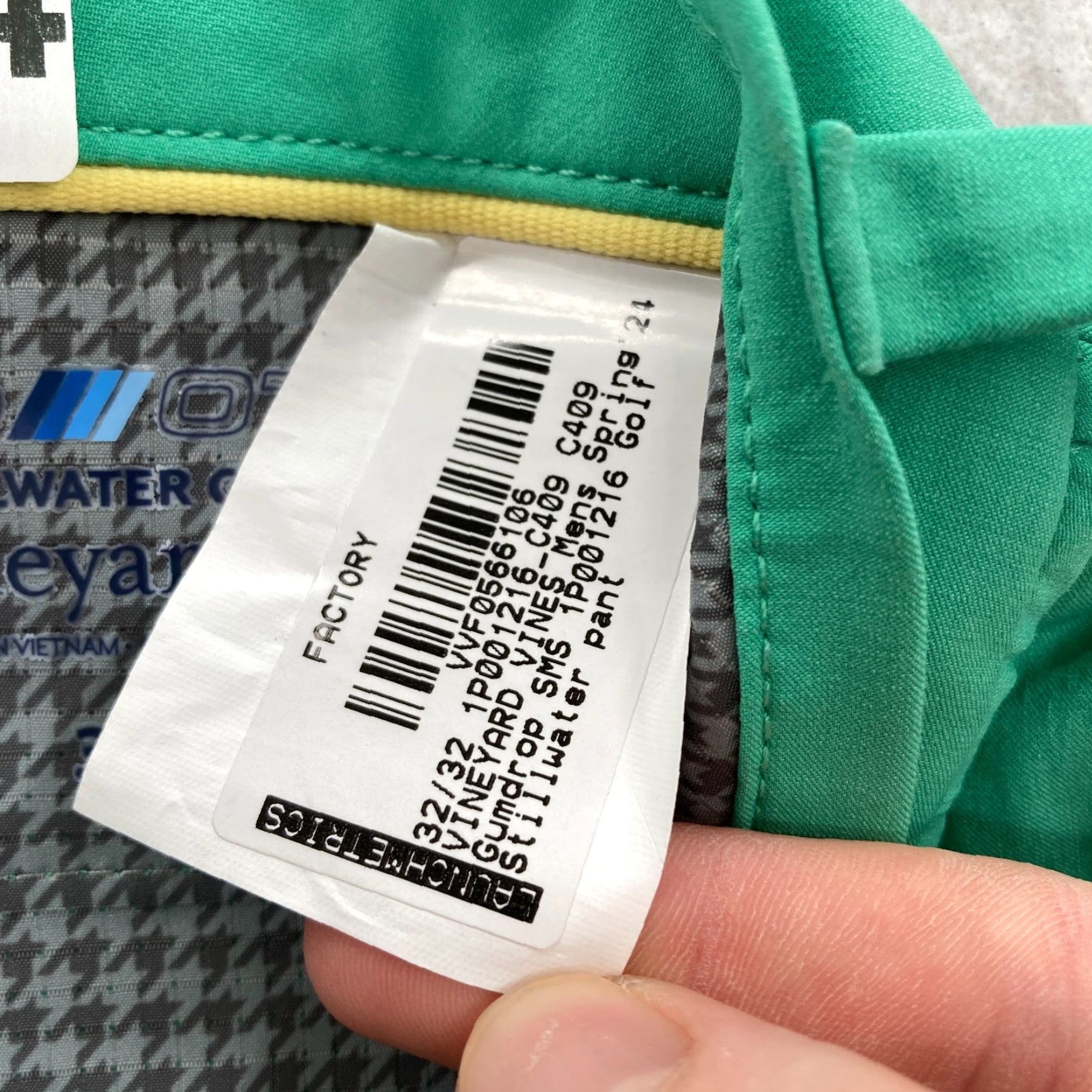Vineyard Vines Vineyard Vines On The Go Stillwater Golf Pants Mens 32x32 Green Performance Tech Polo? (Note: Original title only; cannot add new words) Size US 32 / EU 48 - 5 Thumbnail