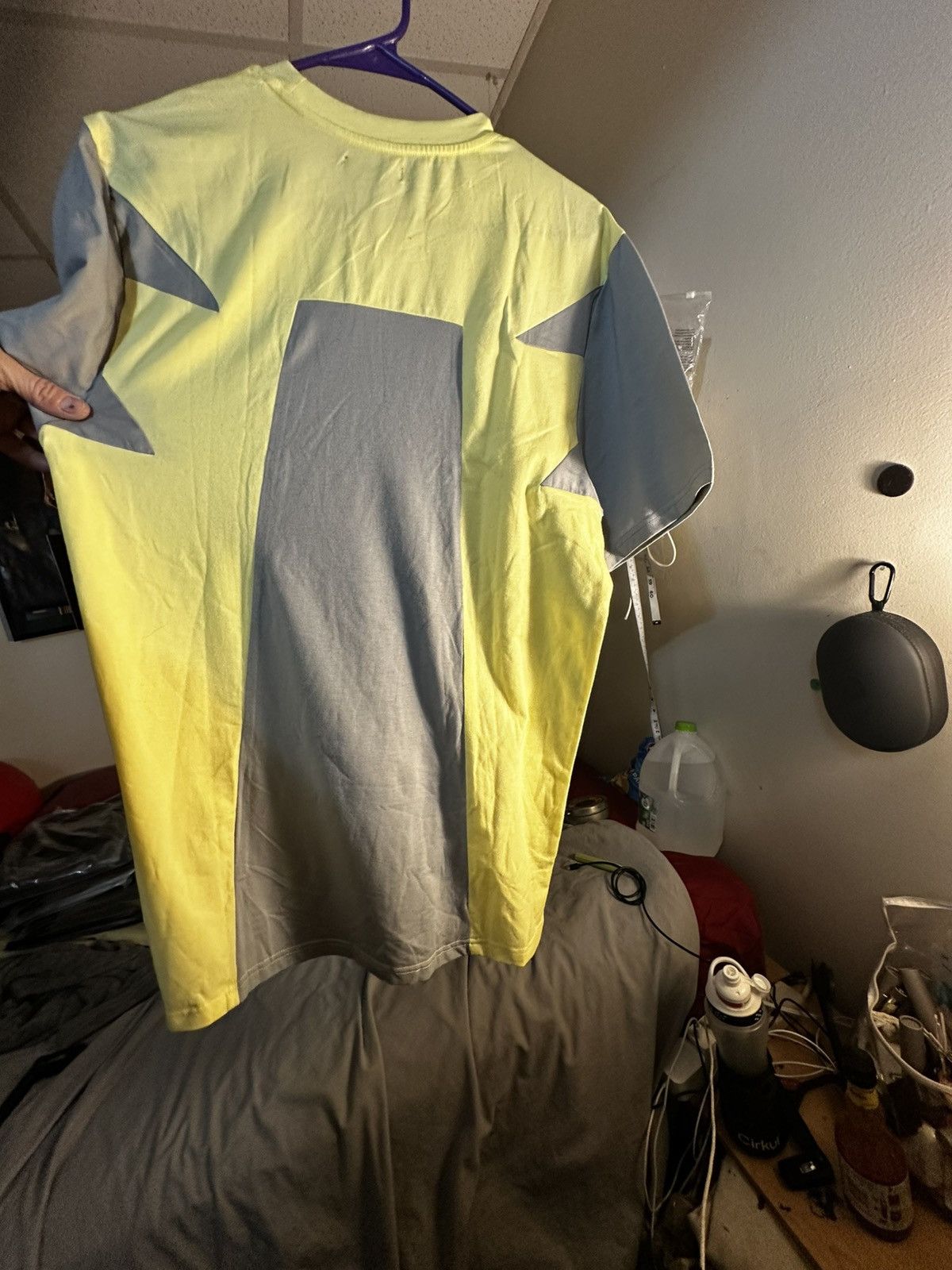 Designer × Pink Dolphin Pink dolphin tee yellow and grey Size US M / EU 48-50 / 2 - 2 Thumbnail