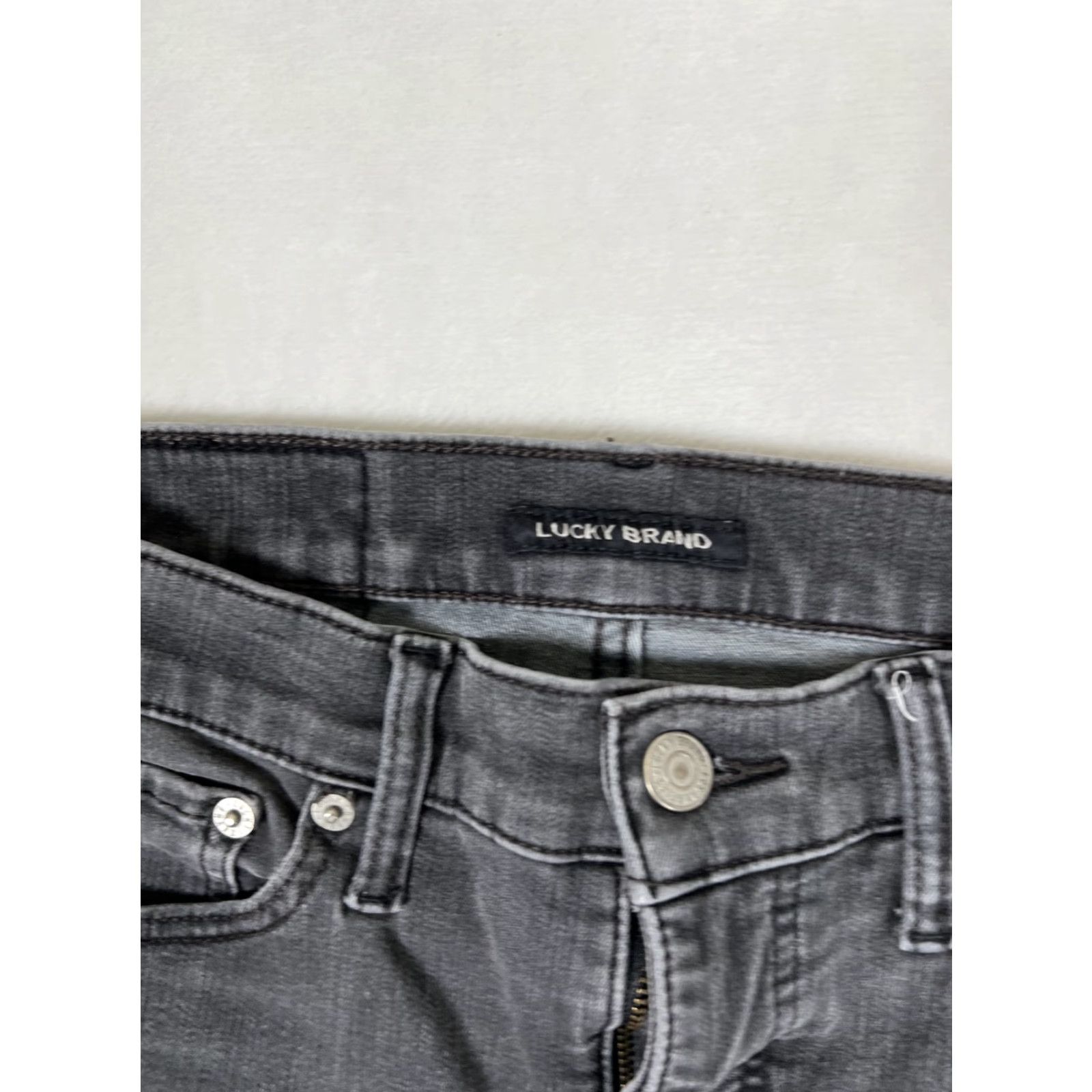 Lucky Brand Lucky Brand Jeans Womens 4/27 Black Ava Mid Rise Skinny Ankle Stretch Denim Size 27" / US 4 / IT 40 - 4 Thumbnail