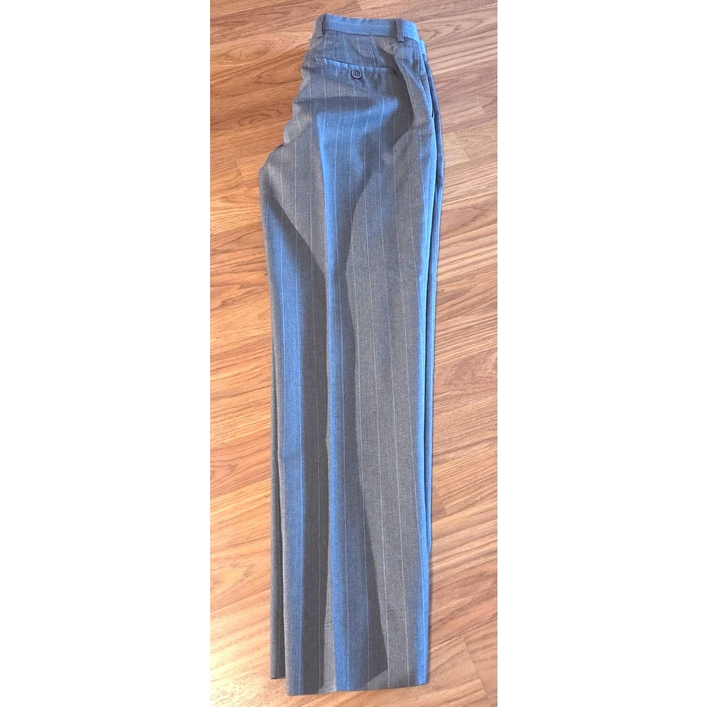 Emporio Armani Emporio Armani Grey Pinstripe Suit - Size 38R, Pants 29/30 Size 38R - 4 Thumbnail
