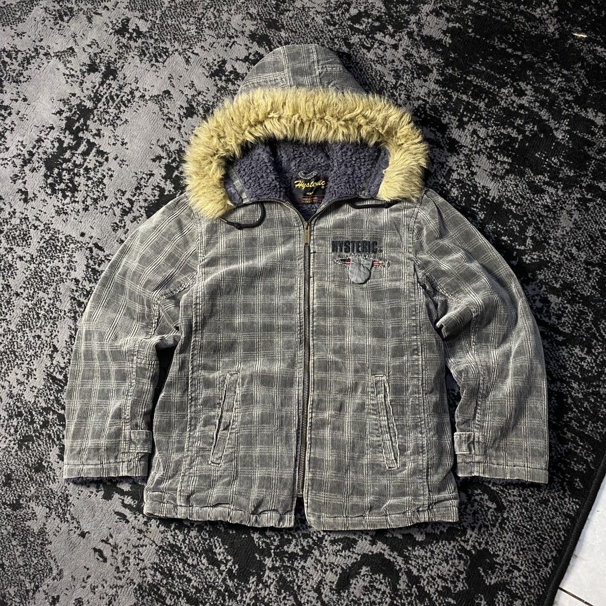 Hysteric Glamour × Undercover Vtg Hysteric Glamour Heavy Still Alive Fur Faux Jacket 🔥 Size S / US 4 / IT 40 - 1 Thumbnail