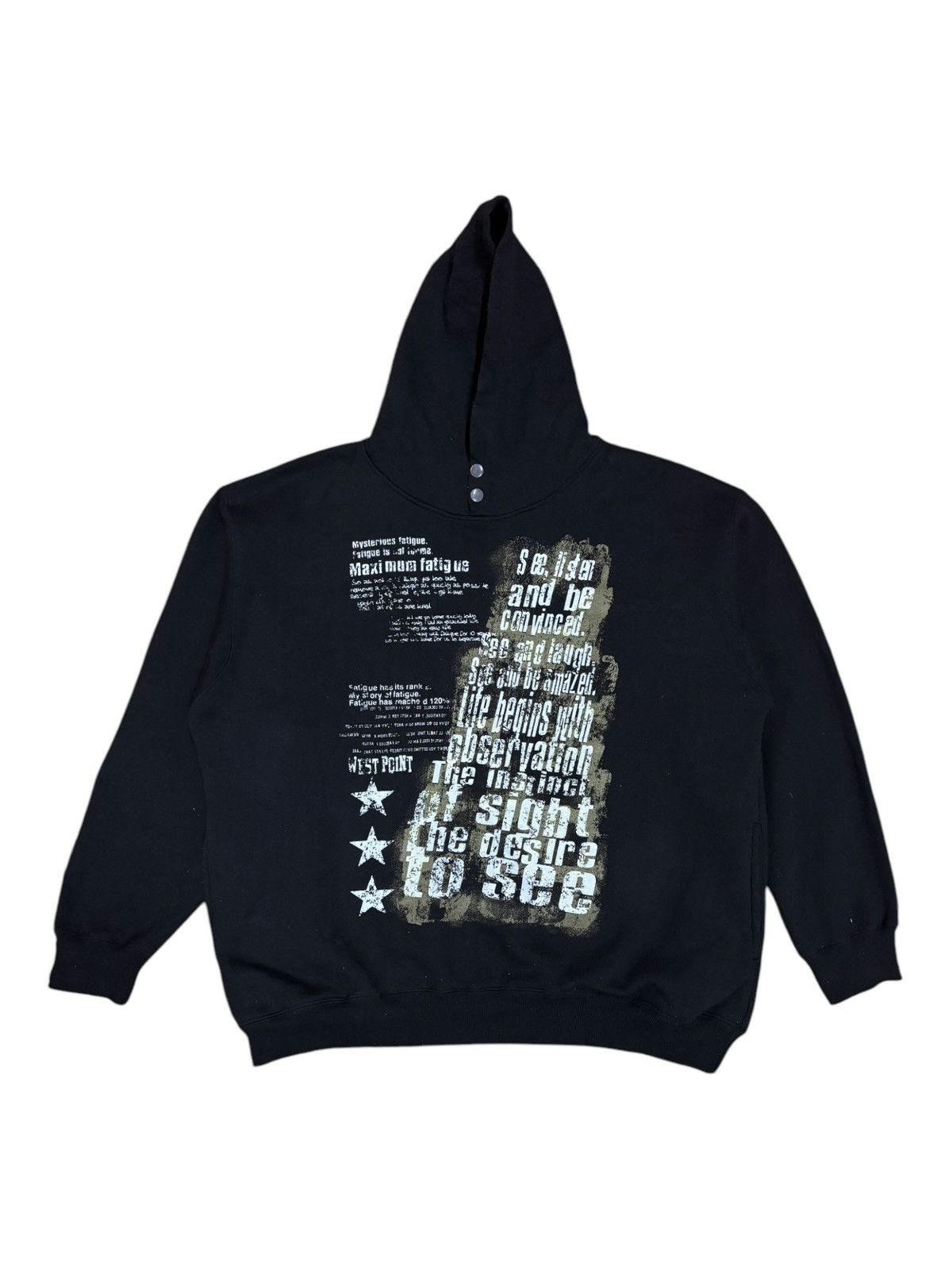 Japanese Brand × Vintage West Point Japanese Brand Printed Baggy Hoodie Size US XL / EU 56 / 4 - 2 Thumbnail