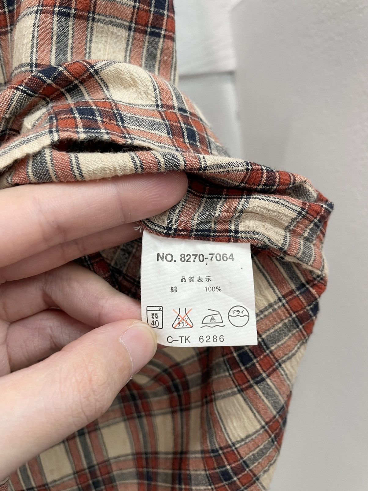 Converse × Japanese Brand × Vintage VINTAGE CONVERSE FLANNEL BUTTON UP SHORT SLEEVE SHIRT Size US XL / EU 56 / 4 - 6 Thumbnail