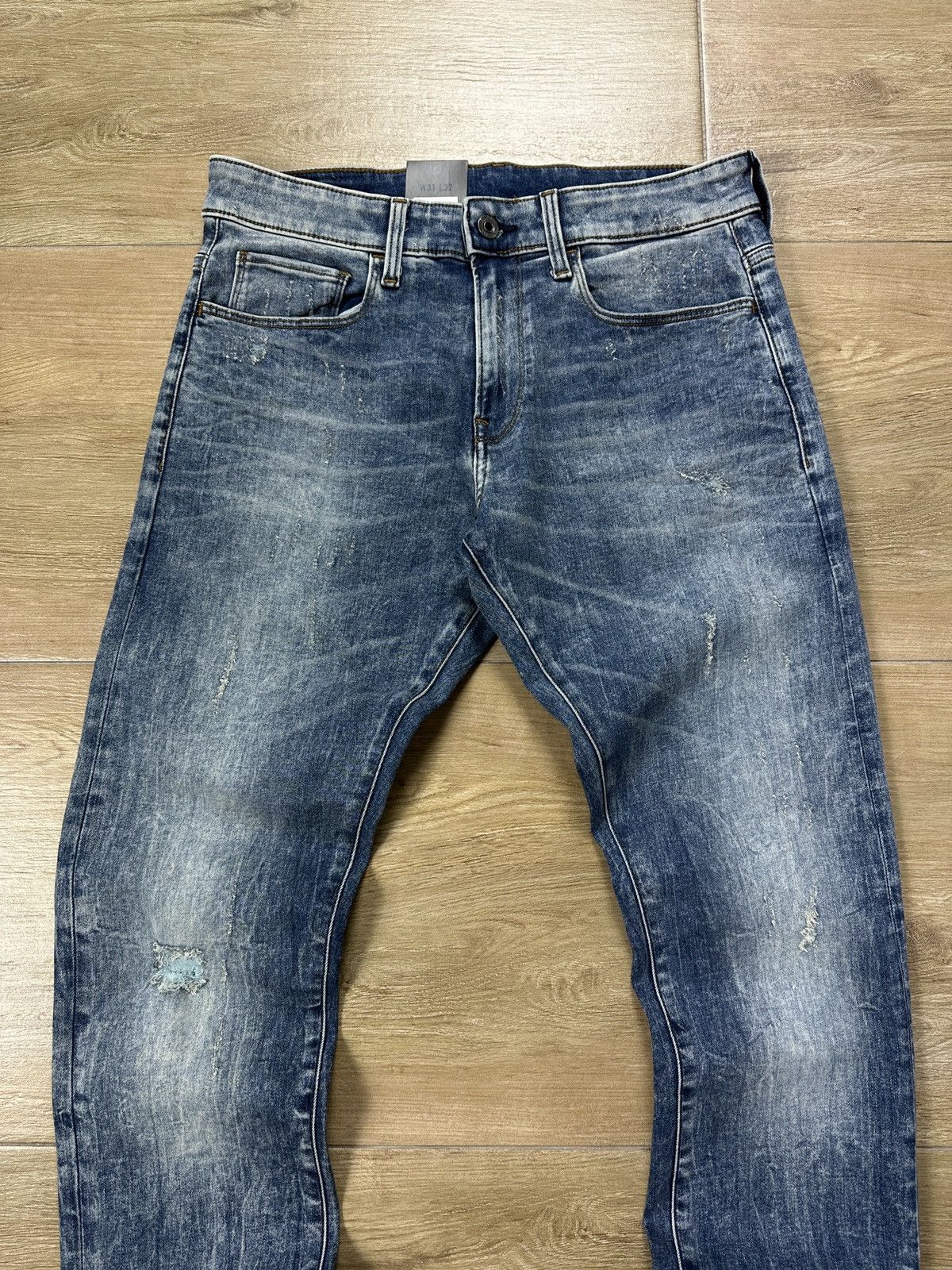 G-Star NEW!!! G-Star Raw 3301 Deconstructed Skinny Denim Jeans Size US 31 - 3 Thumbnail