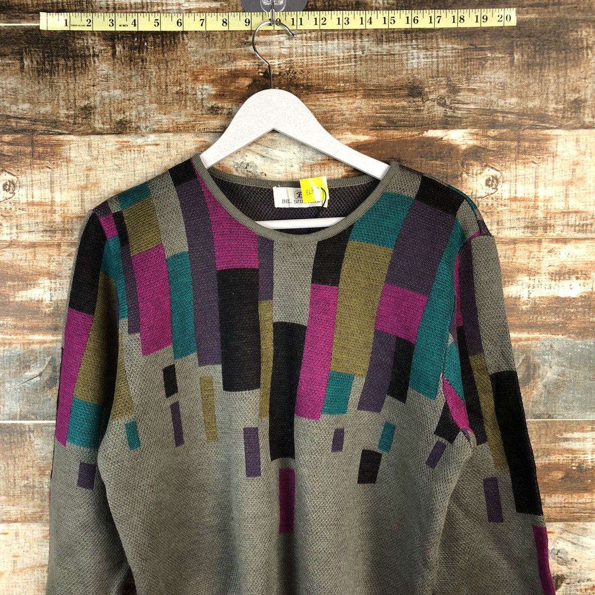 Japanese Brand DL Bel Shepree vintage art Gray Knitwear sweatshirt #C473 Size M / US 6-8 / IT 42-44 - 2 Thumbnail