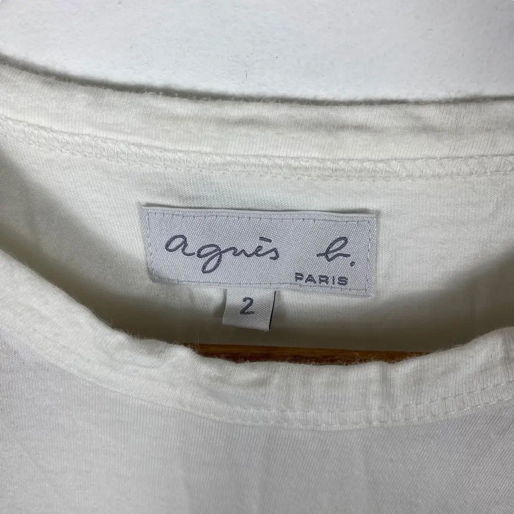 agnes b. AGNES B. Paris Women Tops Tee Shirt Size 2 Made In Japan Size S / US 4 / IT 40 - 5 Thumbnail
