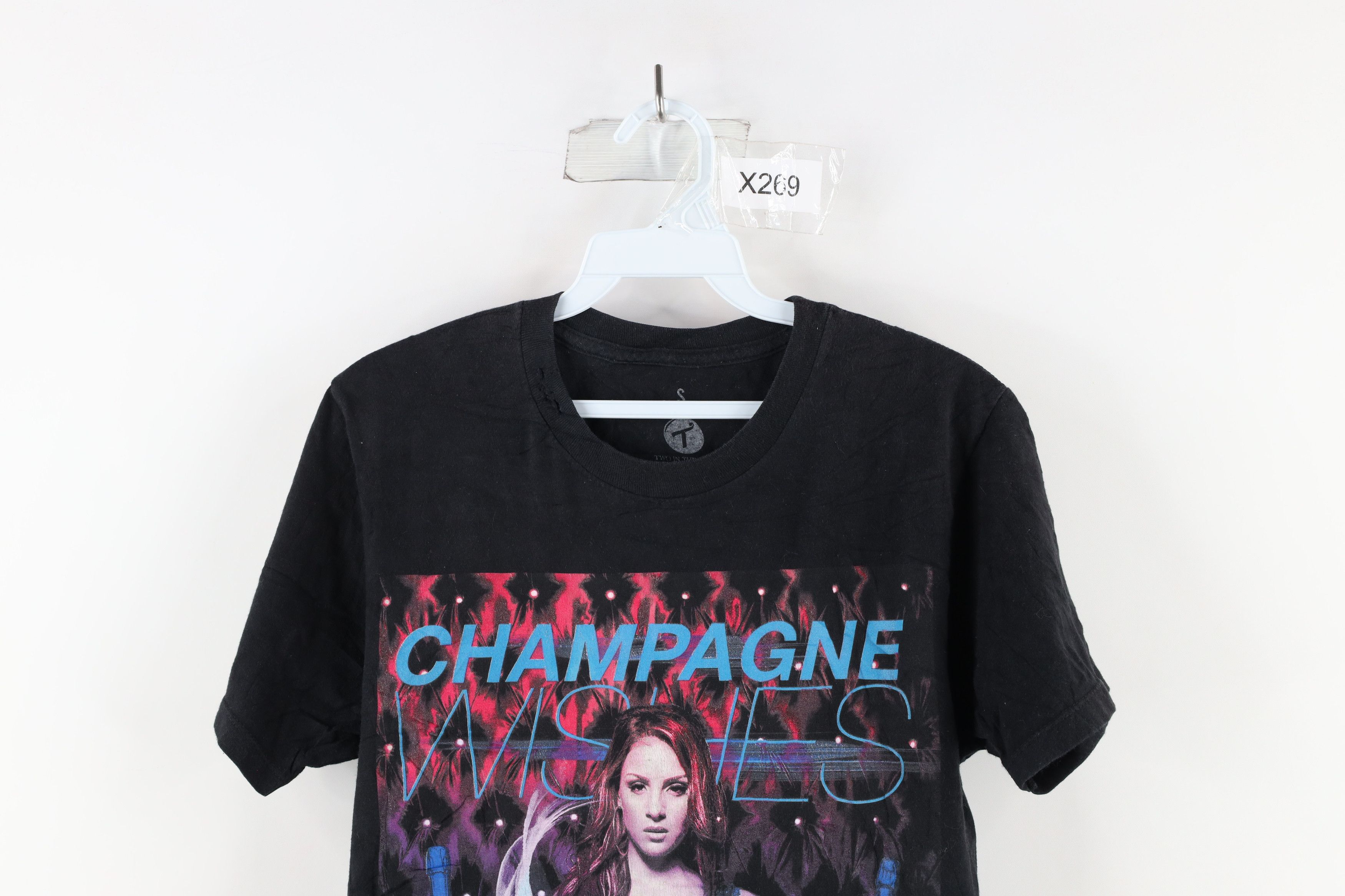 Vintage Vintage Streetwear Two In The Shirt TITS Champagne T-Shirt Size US S / EU 44-46 / 1 - 2 Thumbnail