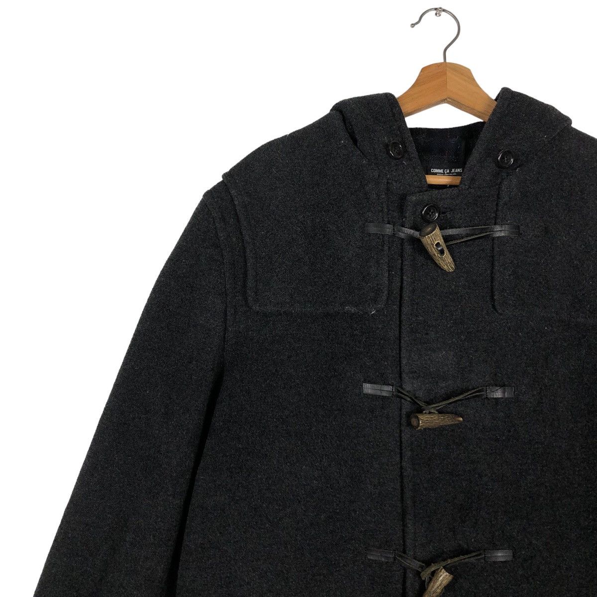 Japanese Brand 🔥90’s Long Jacket Wool Comme Ca Ism Japan Issey Miyake Size US M / EU 48-50 / 2 - 6 Thumbnail