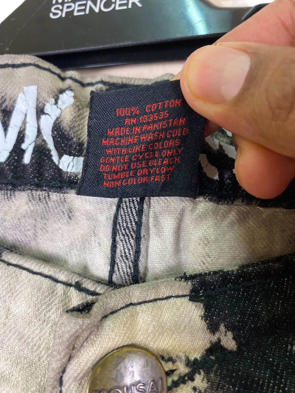 If Six Was Nine × Japanese Brand Japanese Brand Mousai Distressed Patchwork Camo Pants Size US 38 / EU 54 - 14 Thumbnail