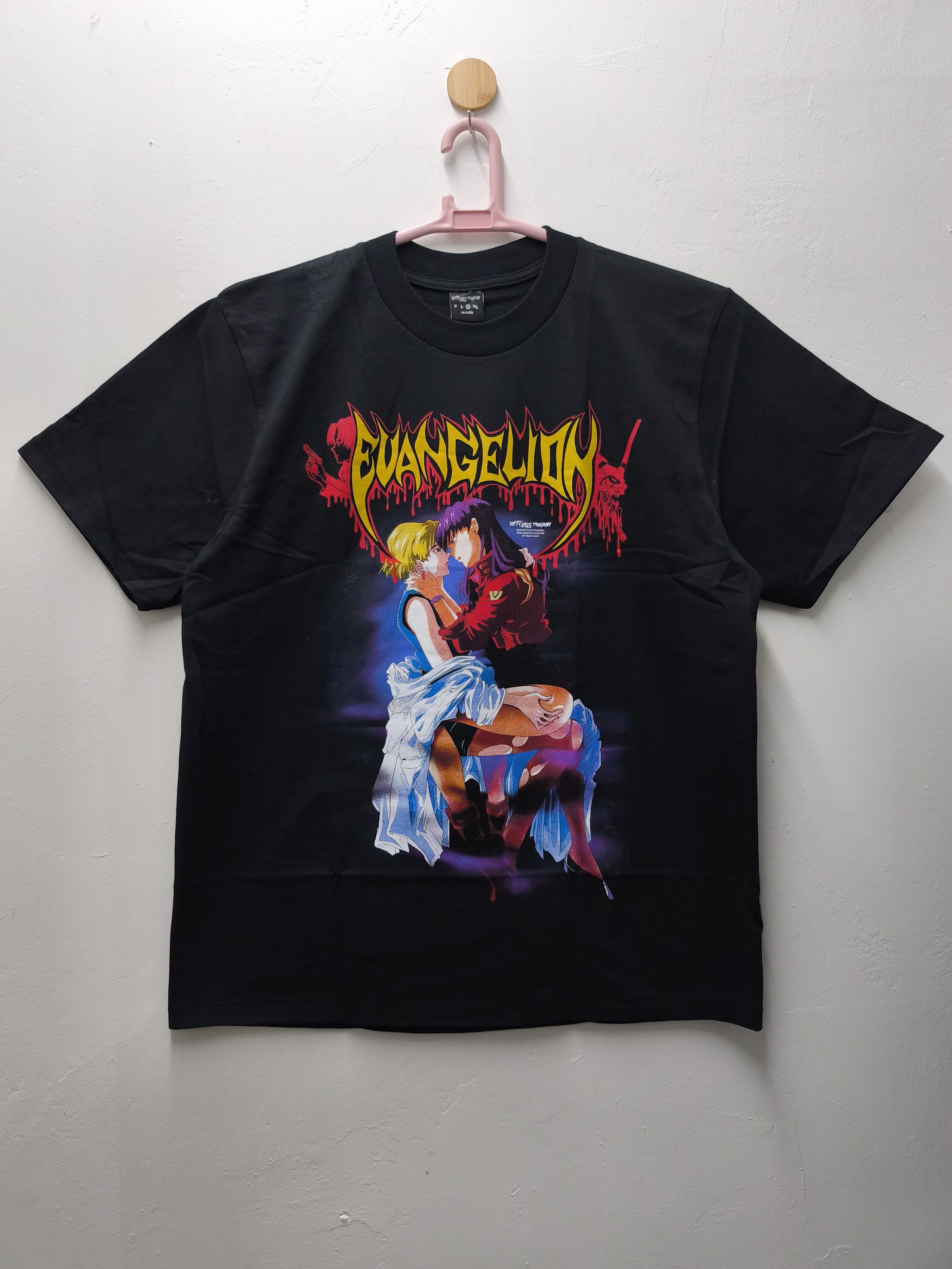 Anime Neon Genesis Evangelion "Love Is Destructive" T-shirt Size US XL / EU 56 / 4 - 1 Thumbnail
