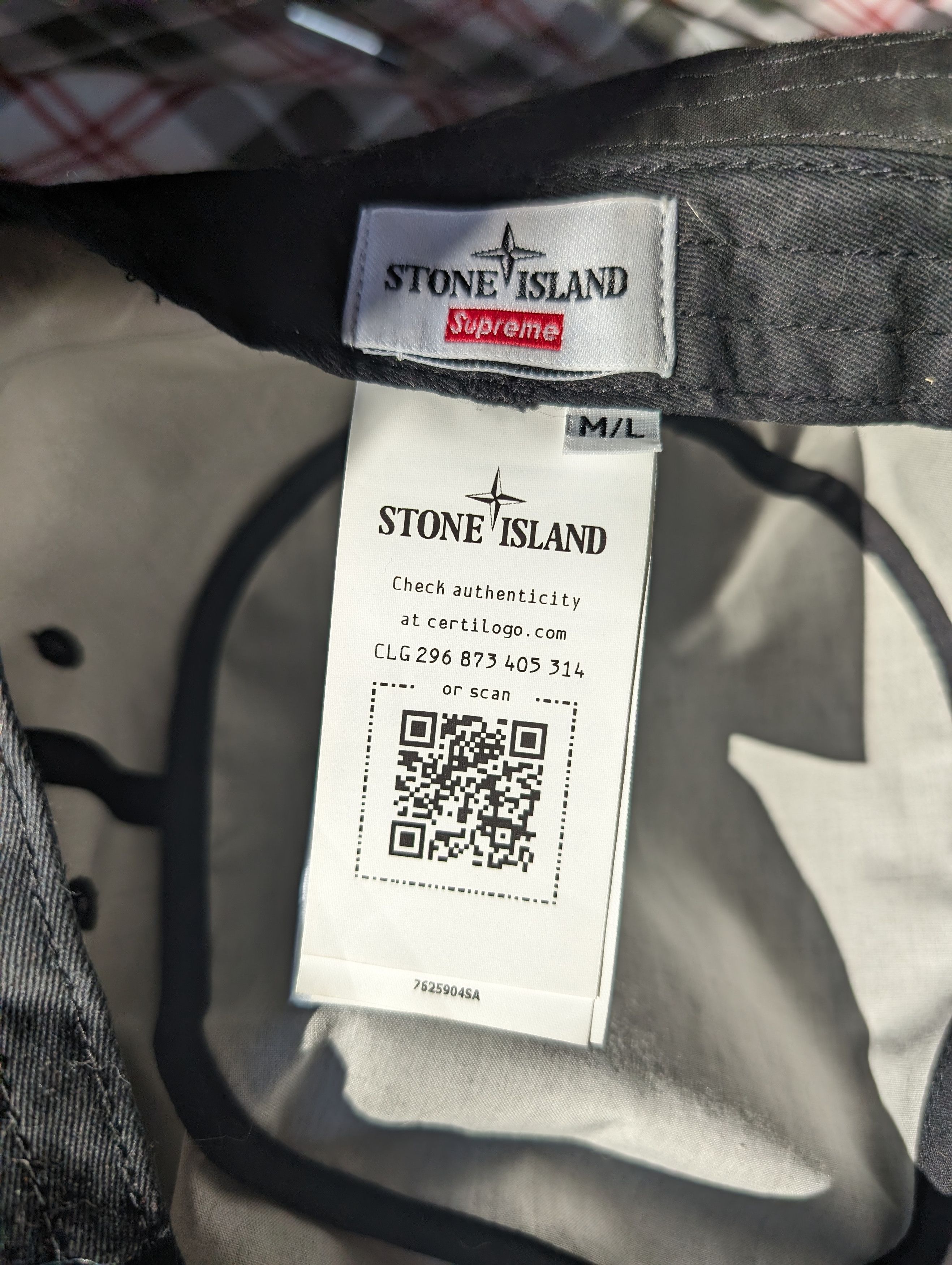 Stone Island × Supreme Supreme X stone island M/L Crusher bucket hat Size 38 - 5 Thumbnail